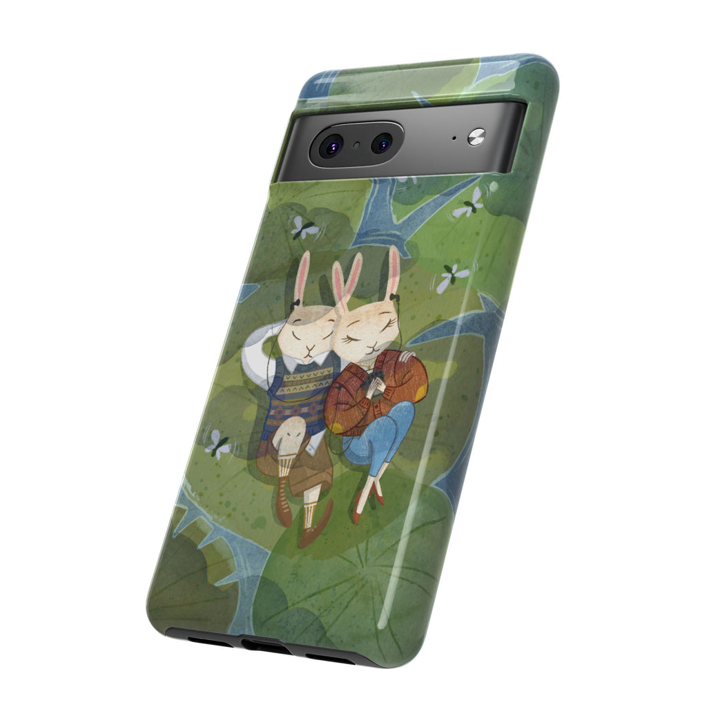 Cute Bunny Phone Case, Rabbit iPhone Cover, Nature Lovers Gift, Animal Lover Accessory, Eco-Friendly Case for Moms