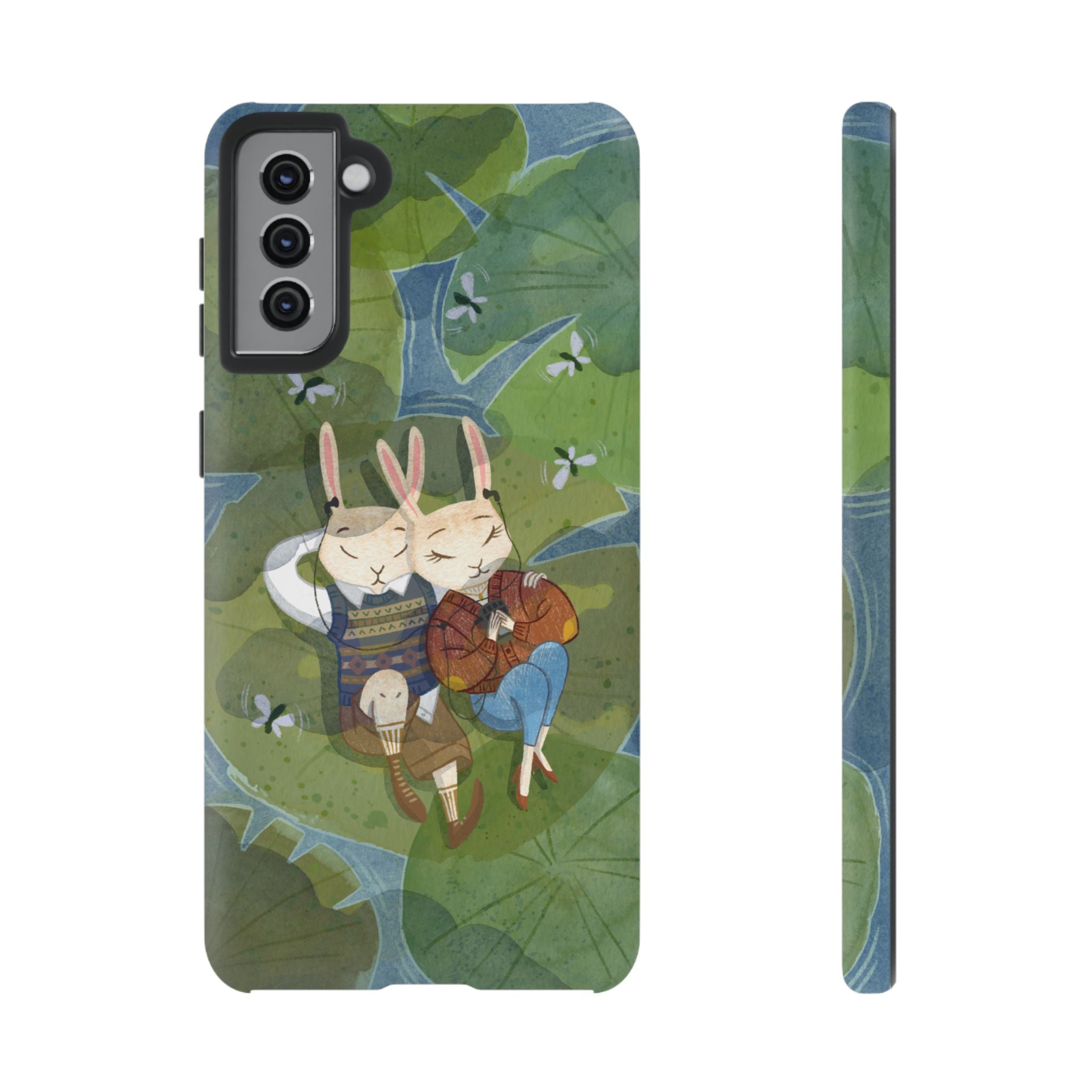 Cute Bunny Phone Case, Rabbit iPhone Cover, Nature Lovers Gift, Animal Lover Accessory, Eco-Friendly Case for Moms