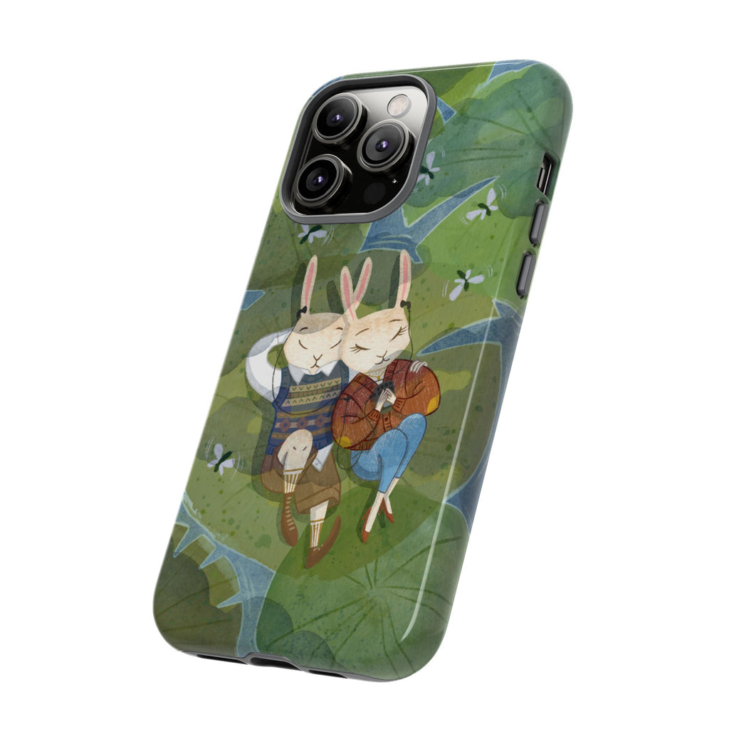 Cute Bunny Phone Case, Rabbit iPhone Cover, Nature Lovers Gift, Animal Lover Accessory, Eco-Friendly Case for Moms