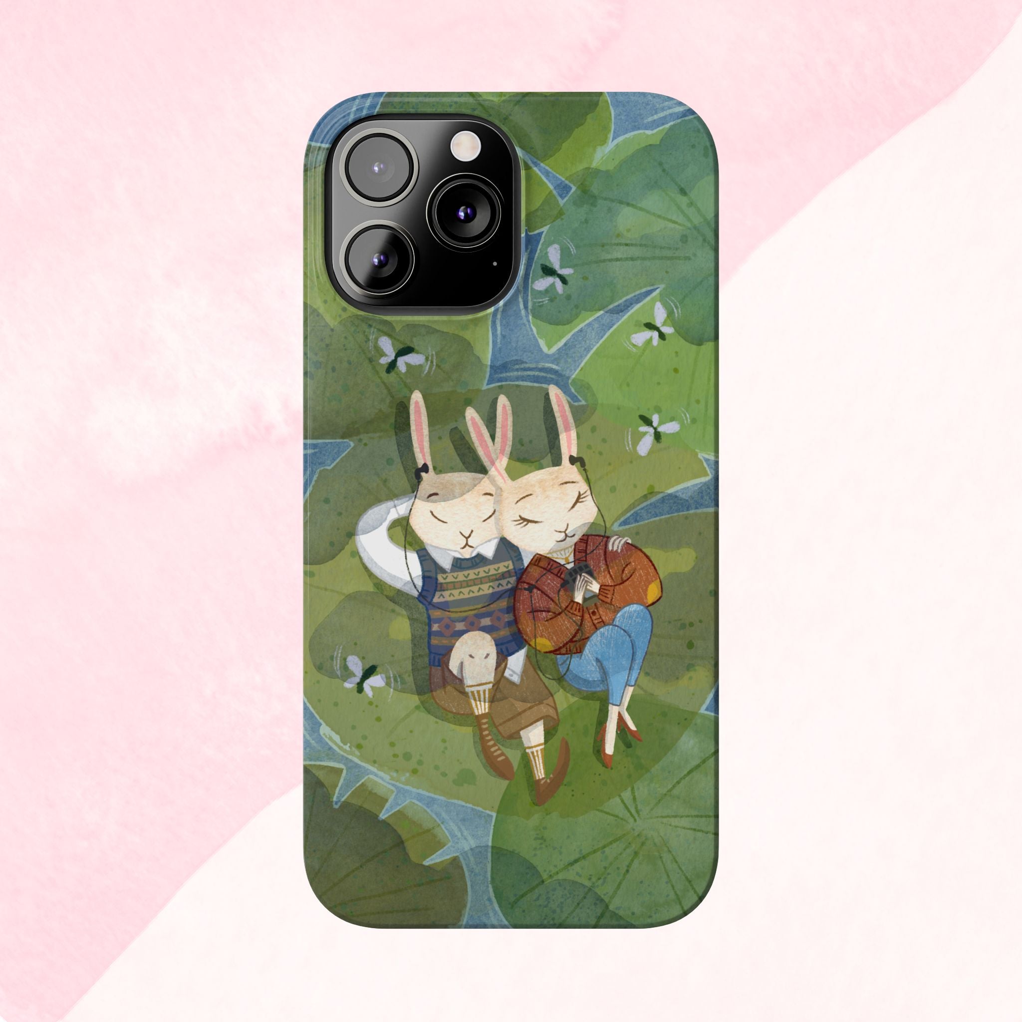 Whimsical Bunny Phone Cases for Animal Lovers and Nature Enthusiasts | Cute, Fun Design, Gifts for Friends, Birthday, Easter, Spring