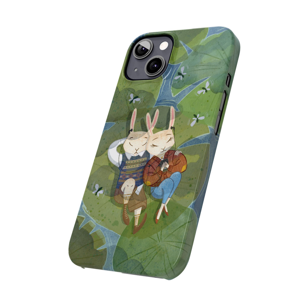 Whimsical Bunny Phone Cases for Animal Lovers and Nature Enthusiasts | Cute, Fun Design, Gifts for Friends, Birthday, Easter, Spring