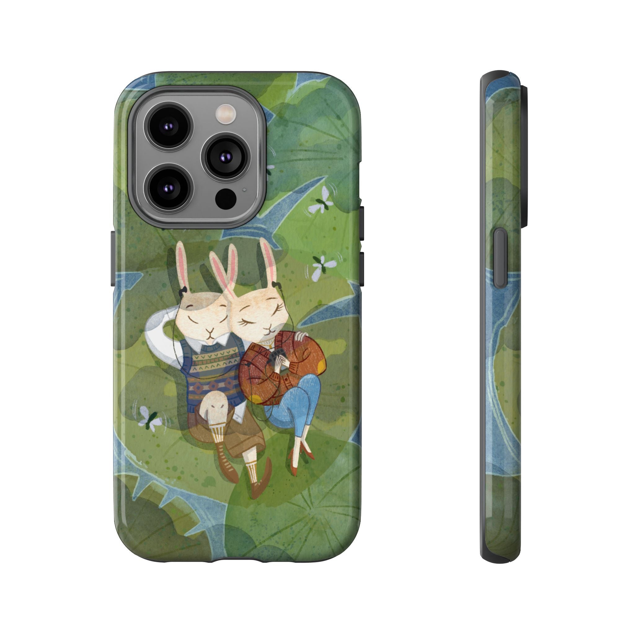 Cute Bunny Phone Case, Rabbit iPhone Cover, Nature Lovers Gift, Animal Lover Accessory, Eco-Friendly Case for Moms
