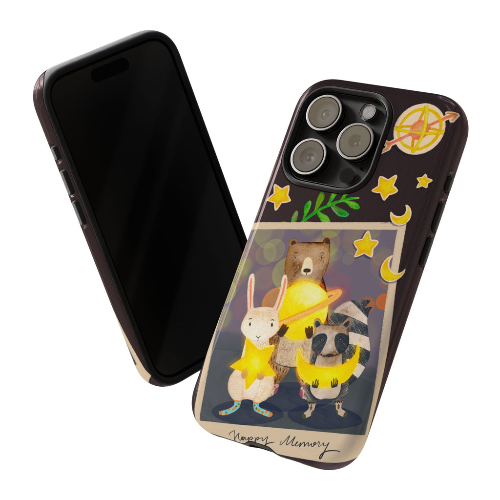 Animal iPhone Case - Tough Cases for Kids, Teens, Cute Fun Design, Holiday Accessories, iPhone 16 15 14 13 12 11 10 XR X 8, Gift Idea,