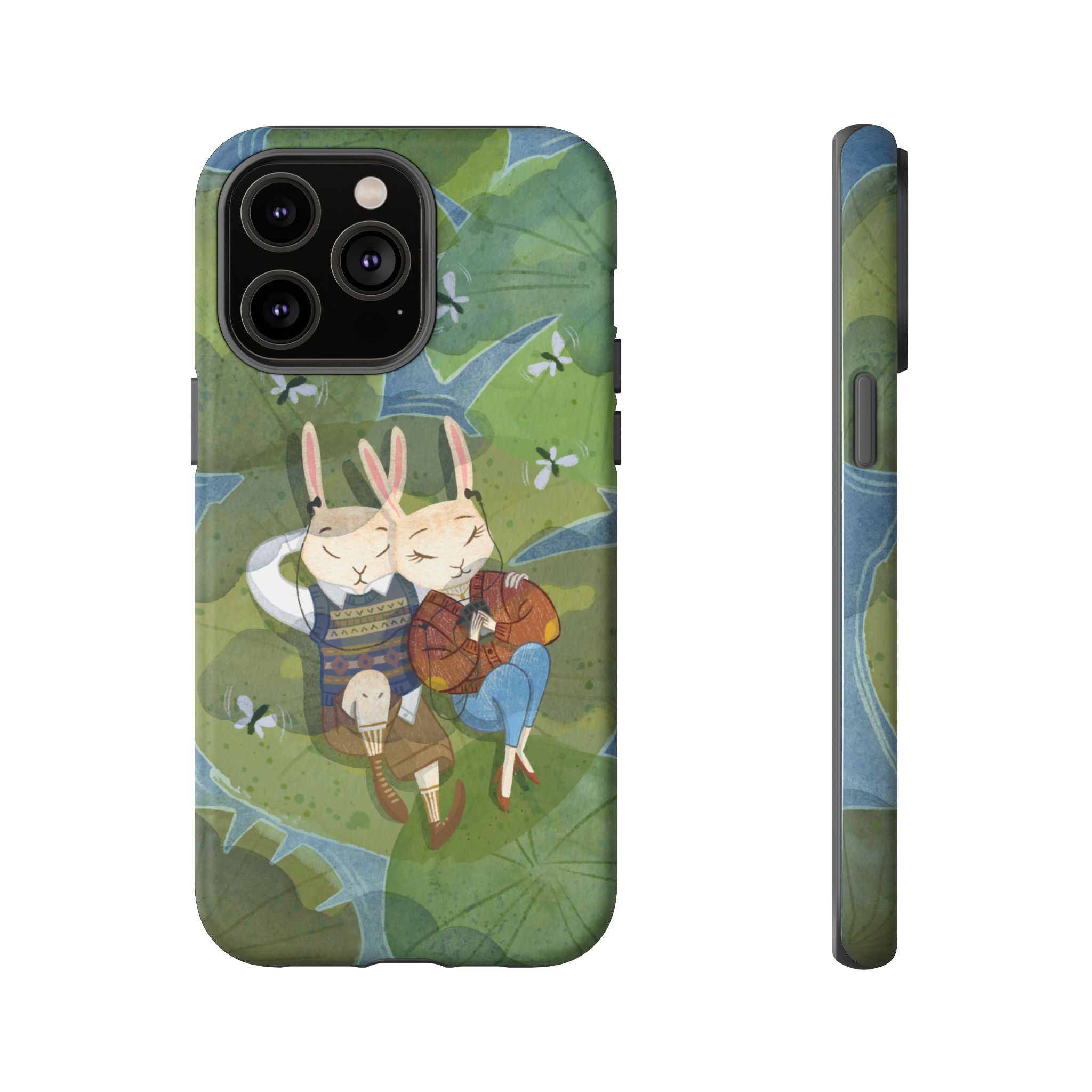 Cute Bunny Phone Case, Rabbit iPhone Cover, Nature Lovers Gift, Animal Lover Accessory, Eco-Friendly Case for Moms