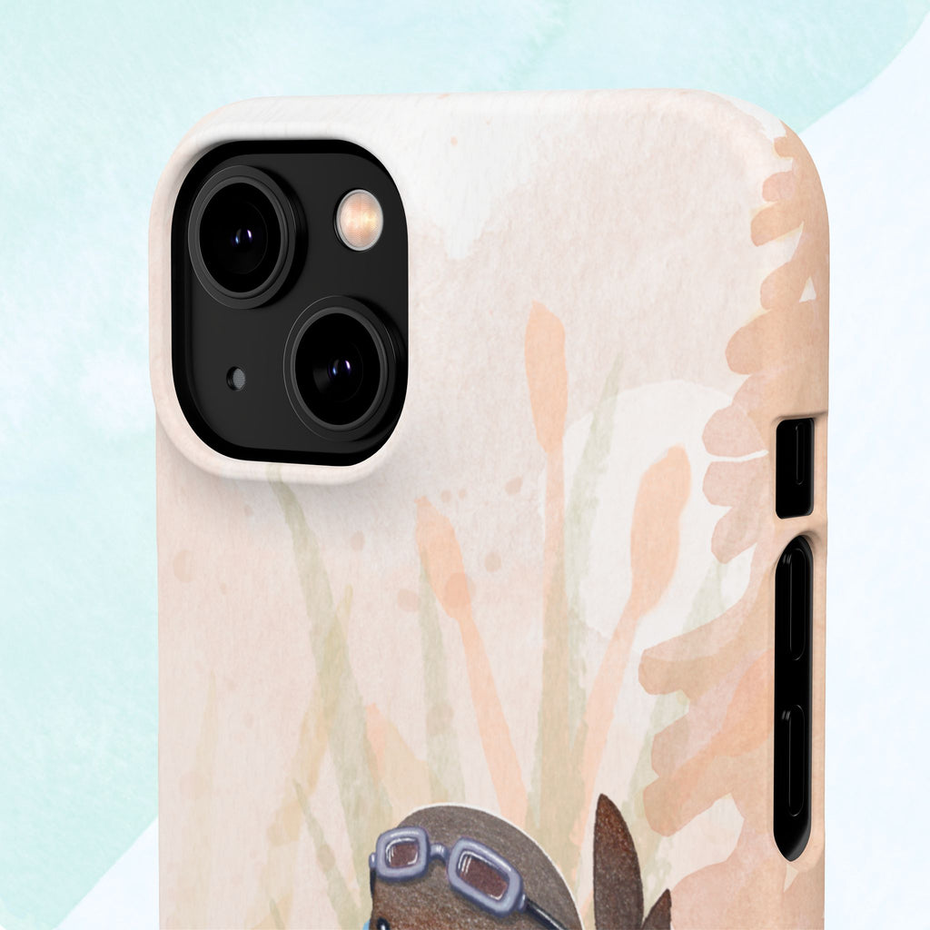 Whimsical Animal Snap Cases, Cute Phone Case, Handmade Bird and Bunny Design, Gift for Animal Lovers, Unique Smartphone Cover