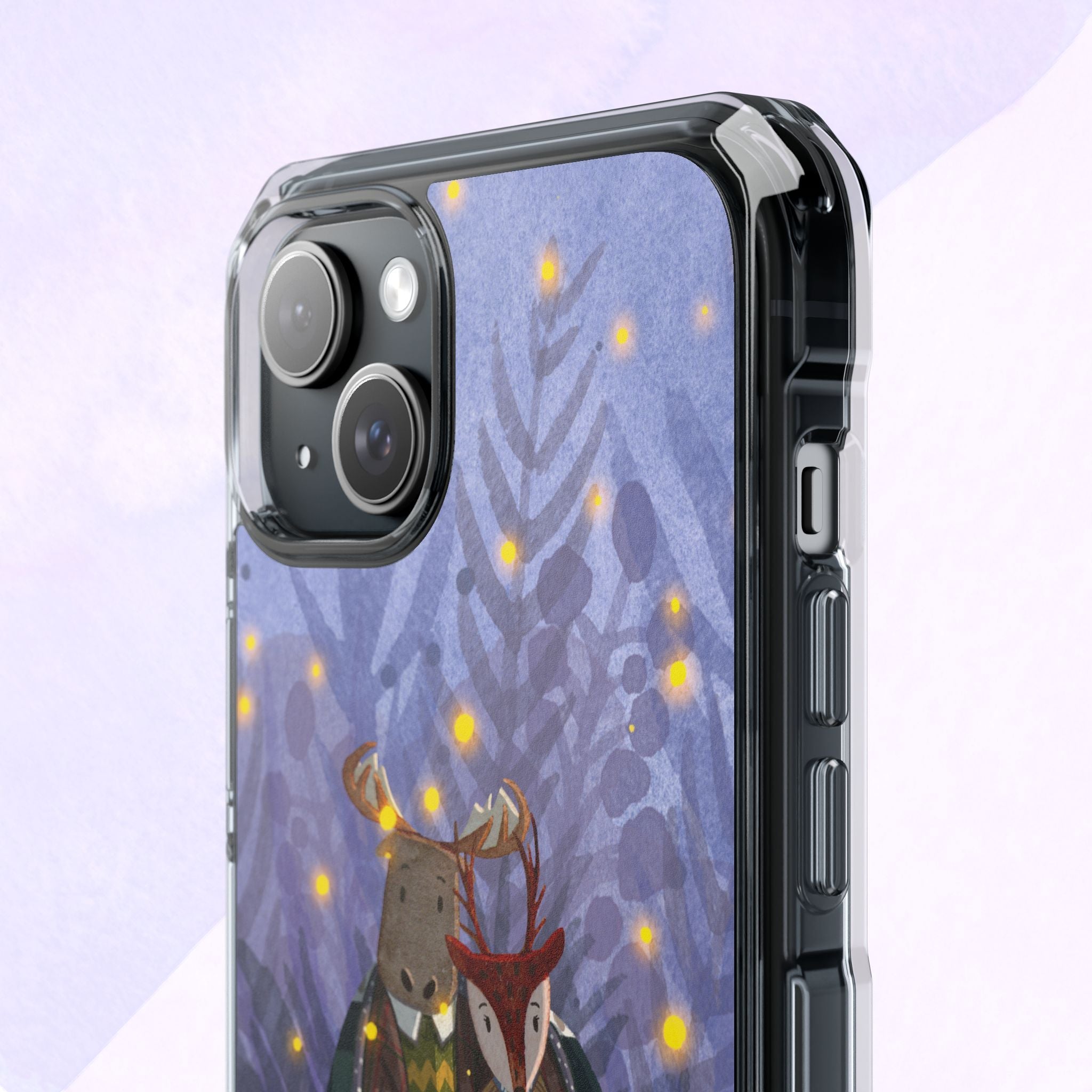 Cozy Animal Friends Phone Case - Magnetic Clear Impact Cases for Outdoorsy Animal Lovers, Perfect for Christmas, Gift Idea, Nature Vibes
