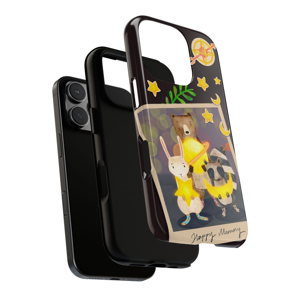 Animal iPhone Case - Tough Cases for Kids, Teens, Cute Fun Design, Holiday Accessories, iPhone 16 15 14 13 12 11 10 XR X 8, Gift Idea,