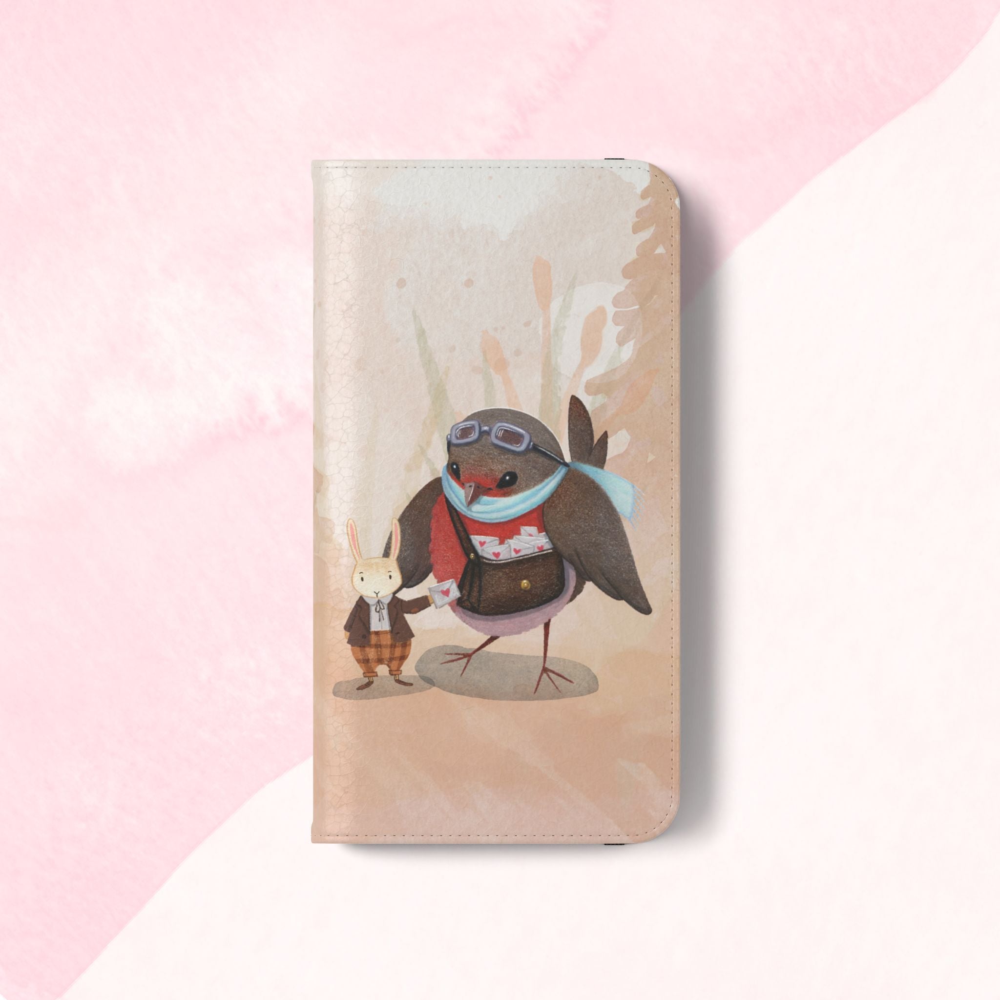 Whimsical Animal Flip Cases for Phones, Cute Woodland Creatures, Forest Friends Phone Cover, Animal Lover Gift, Phone Wallet