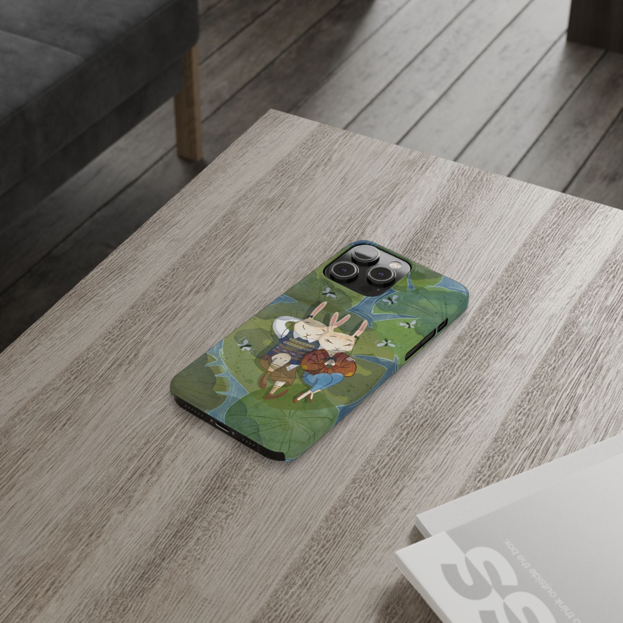 Whimsical Bunny Phone Cases for Animal Lovers and Nature Enthusiasts | Cute, Fun Design, Gifts for Friends, Birthday, Easter, Spring