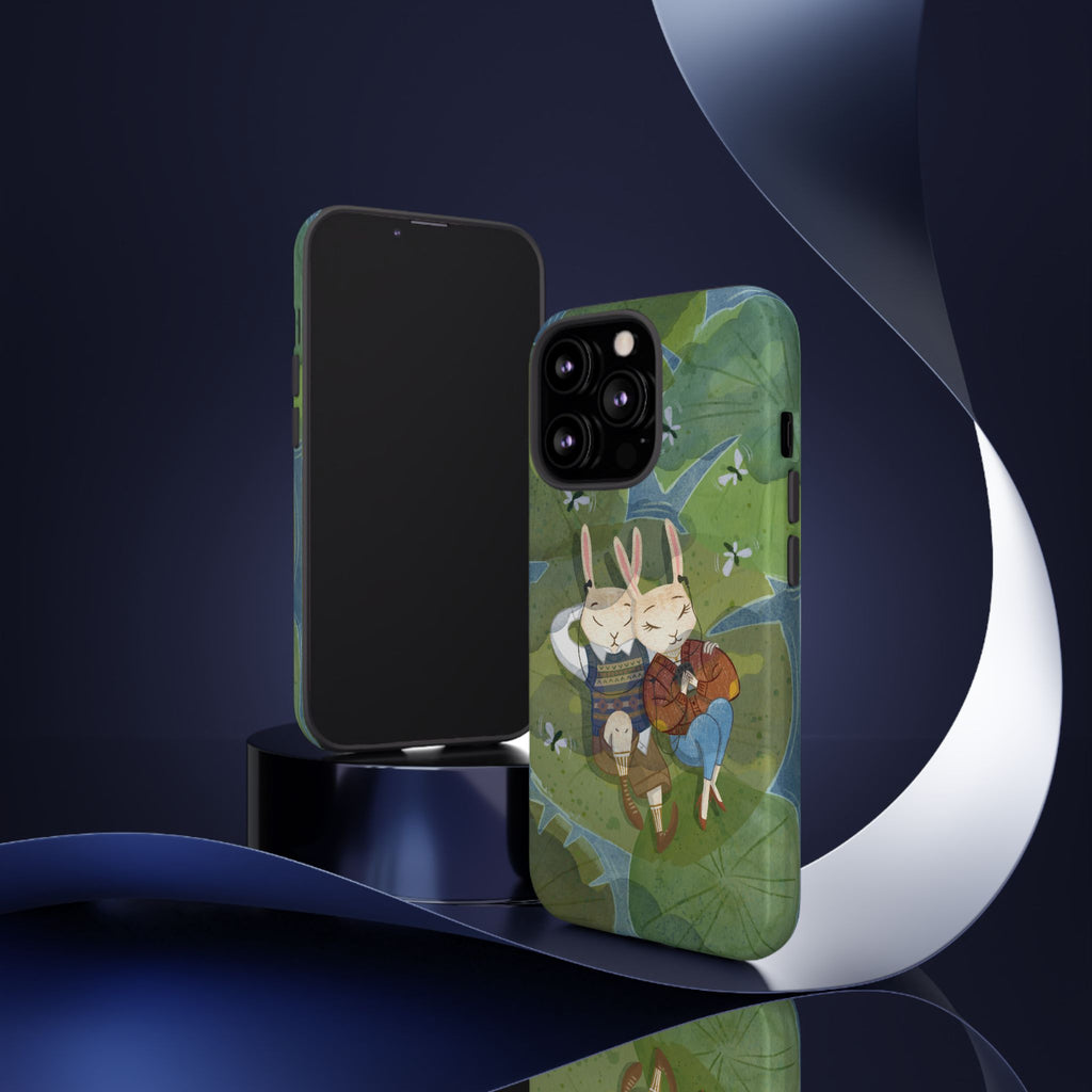 Cute Bunny Phone Case, Rabbit iPhone Cover, Nature Lovers Gift, Animal Lover Accessory, Eco-Friendly Case for Moms