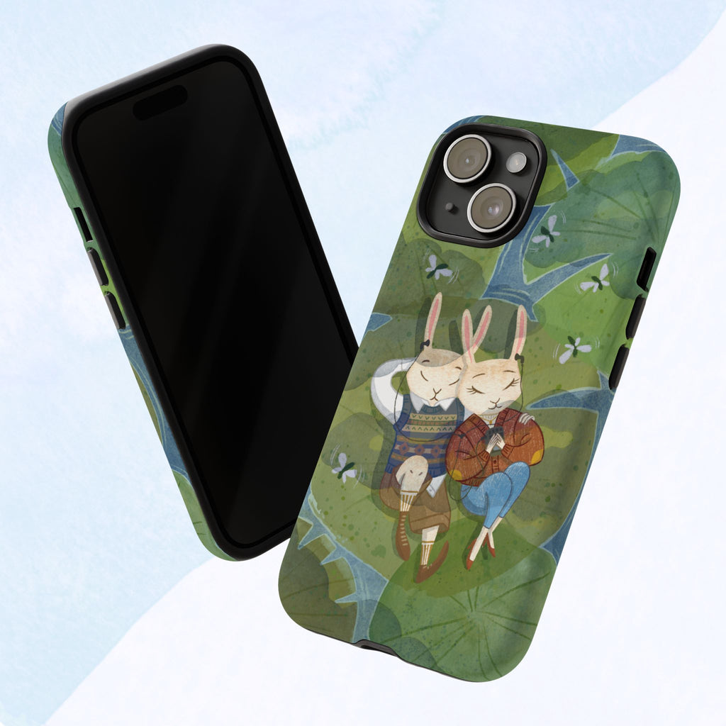 Cute Bunny Phone Case, Rabbit iPhone Cover, Nature Lovers Gift, Animal Lover Accessory, Eco-Friendly Case for Moms