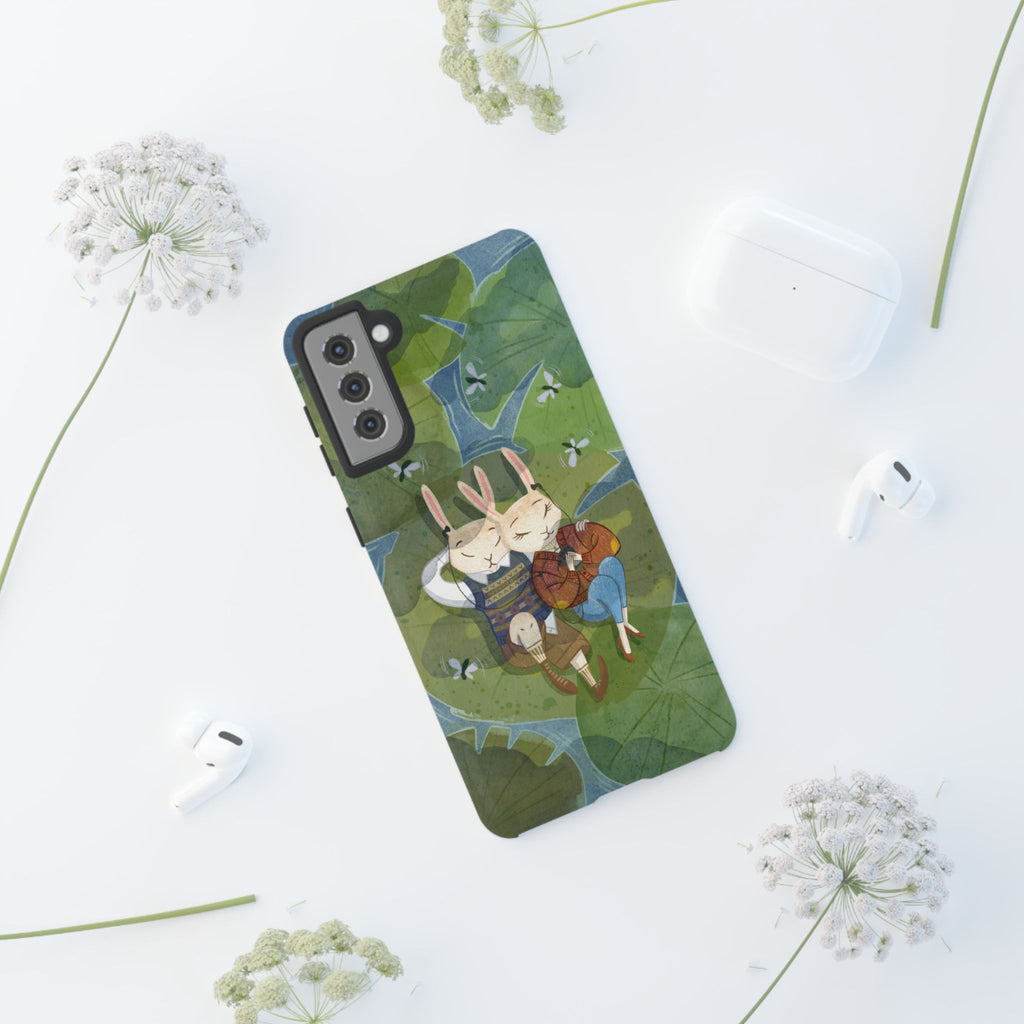 Cute Bunny Phone Case, Rabbit iPhone Cover, Nature Lovers Gift, Animal Lover Accessory, Eco-Friendly Case for Moms