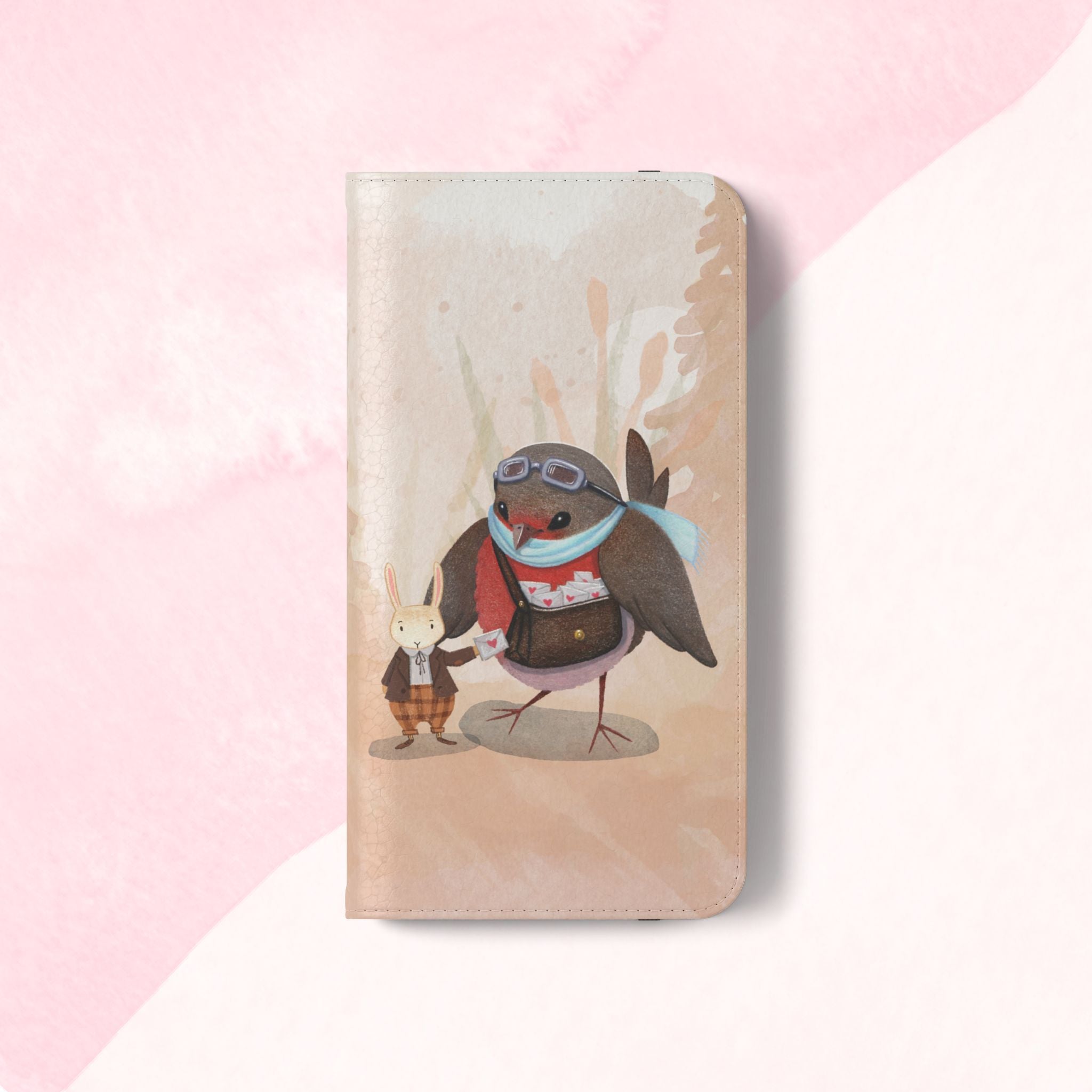 Whimsical Animal Flip Cases for Phones, Cute Woodland Creatures, Forest Friends Phone Cover, Animal Lover Gift, Phone Wallet