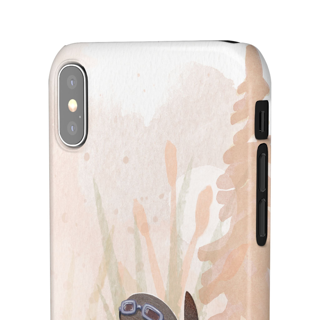 Whimsical Animal Snap Cases, Cute Phone Case, Handmade Bird and Bunny Design, Gift for Animal Lovers, Unique Smartphone Cover