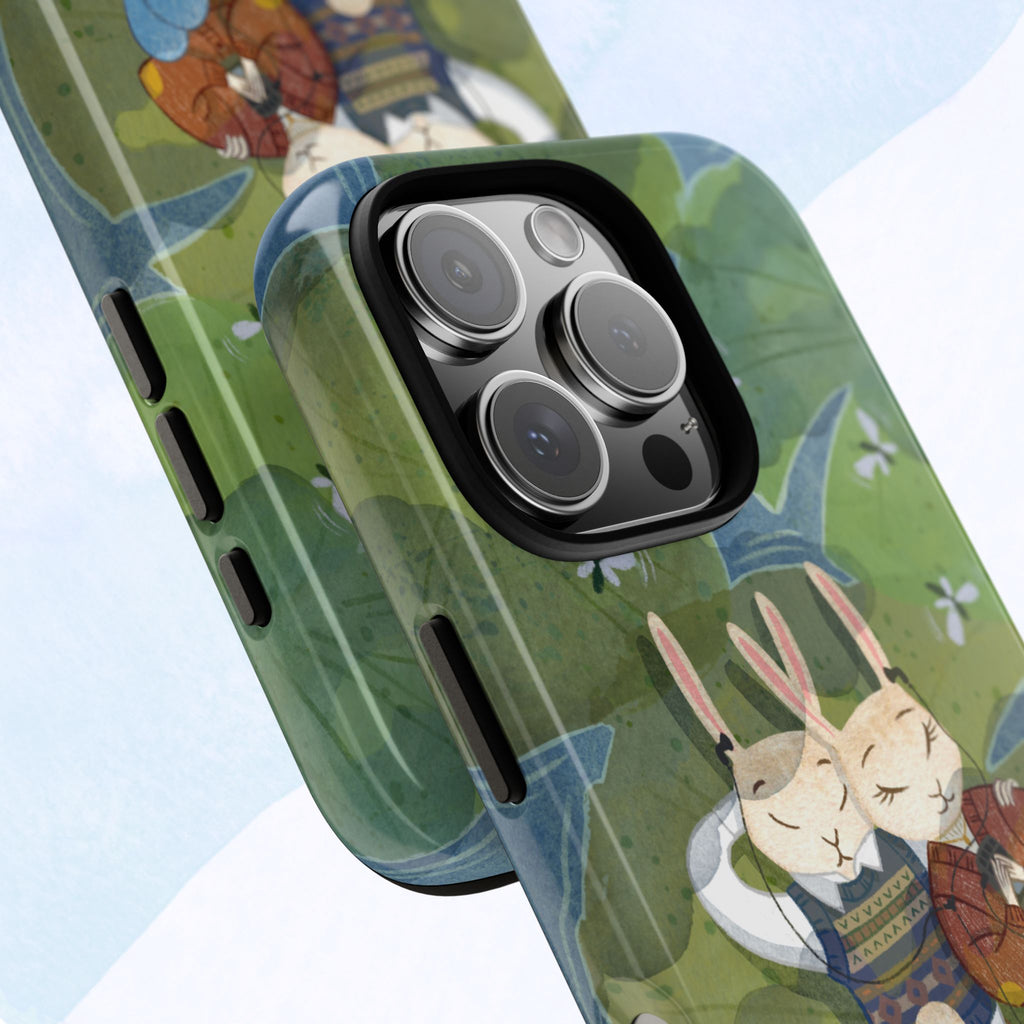 Cute Bunny Phone Case, Rabbit iPhone Cover, Nature Lovers Gift, Animal Lover Accessory, Eco-Friendly Case for Moms