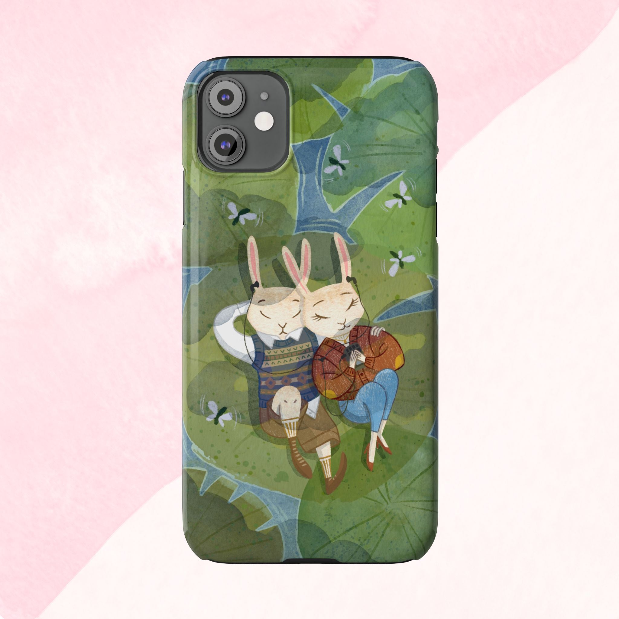Whimsical Bunny Phone Cases for Animal Lovers and Nature Enthusiasts | Cute, Fun Design, Gifts for Friends, Birthday, Easter, Spring