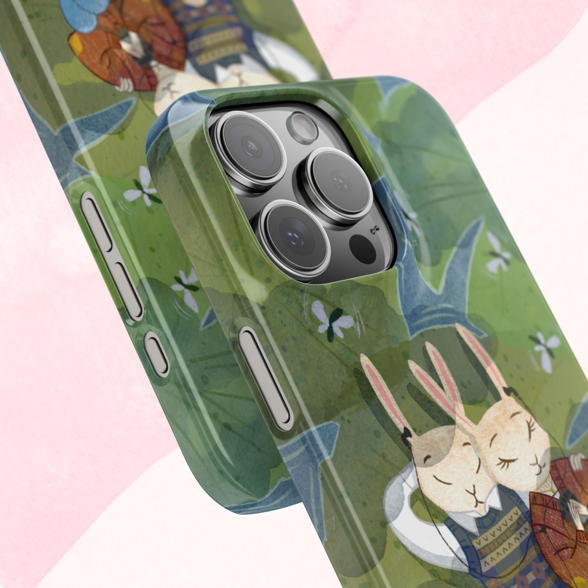 Whimsical Bunny Phone Cases for Animal Lovers and Nature Enthusiasts | Cute, Fun Design, Gifts for Friends, Birthday, Easter, Spring