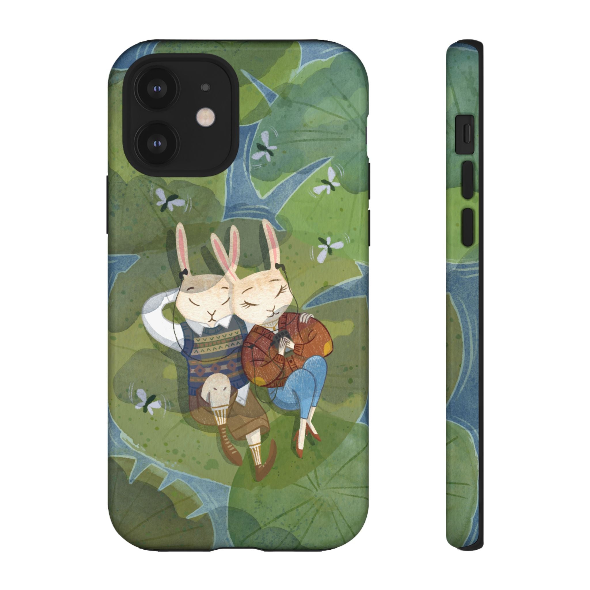 Cute Bunny Phone Case, Rabbit iPhone Cover, Nature Lovers Gift, Animal Lover Accessory, Eco-Friendly Case for Moms