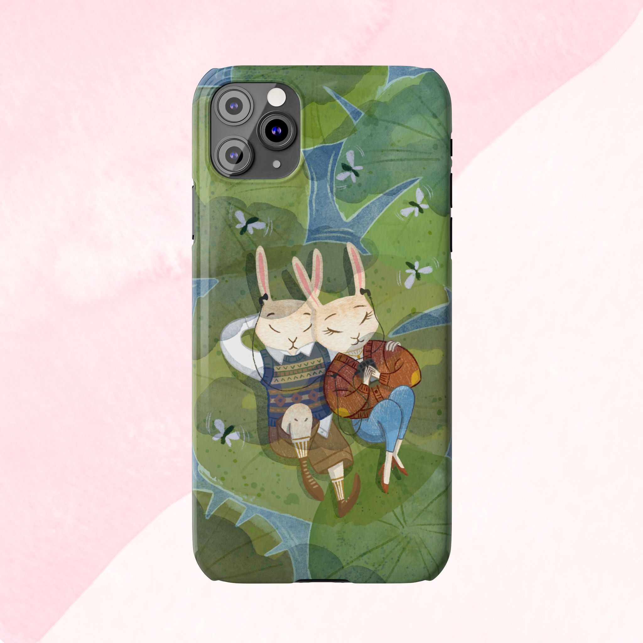 Whimsical Bunny Phone Cases for Animal Lovers and Nature Enthusiasts | Cute, Fun Design, Gifts for Friends, Birthday, Easter, Spring