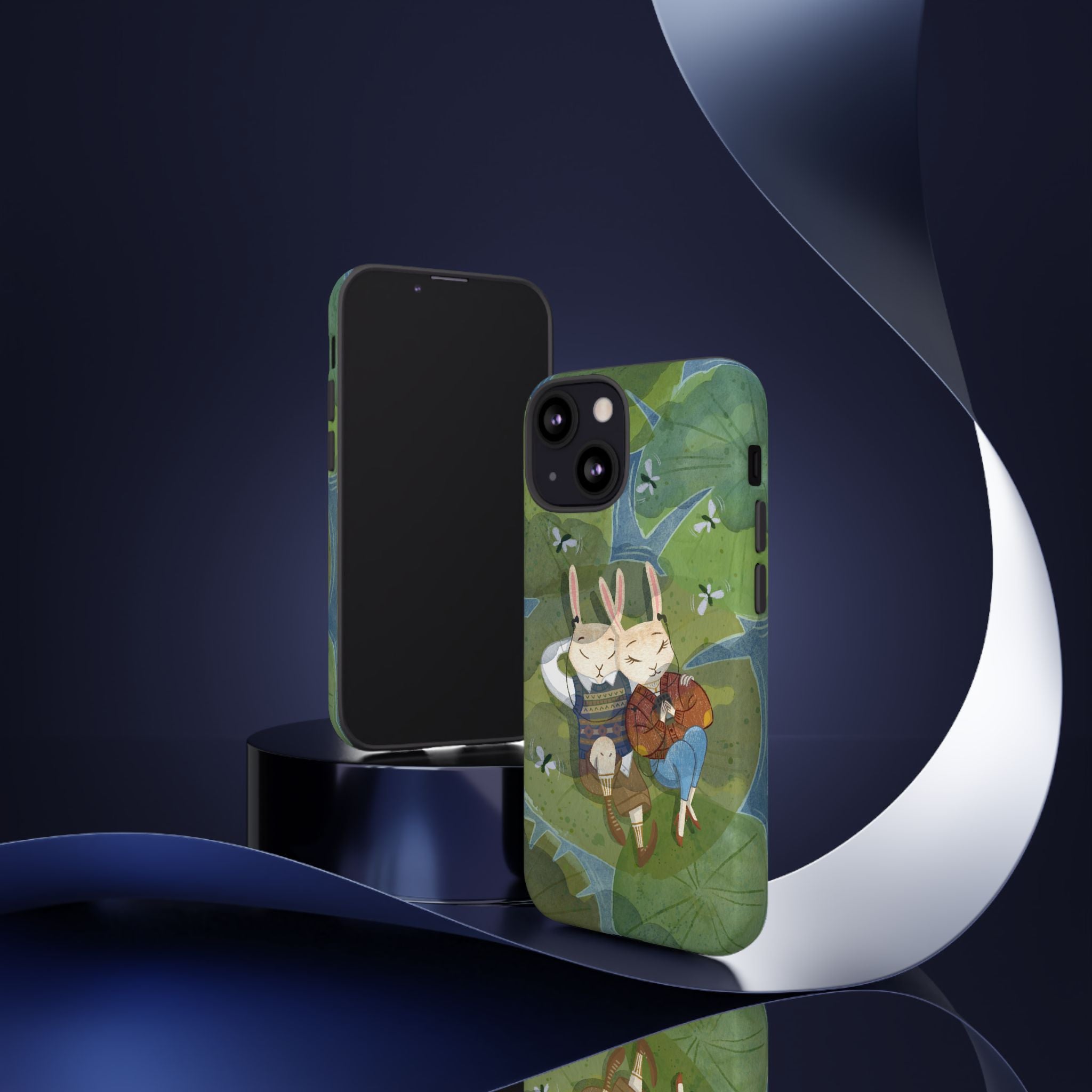 Cute Bunny Phone Case, Rabbit iPhone Cover, Nature Lovers Gift, Animal Lover Accessory, Eco-Friendly Case for Moms