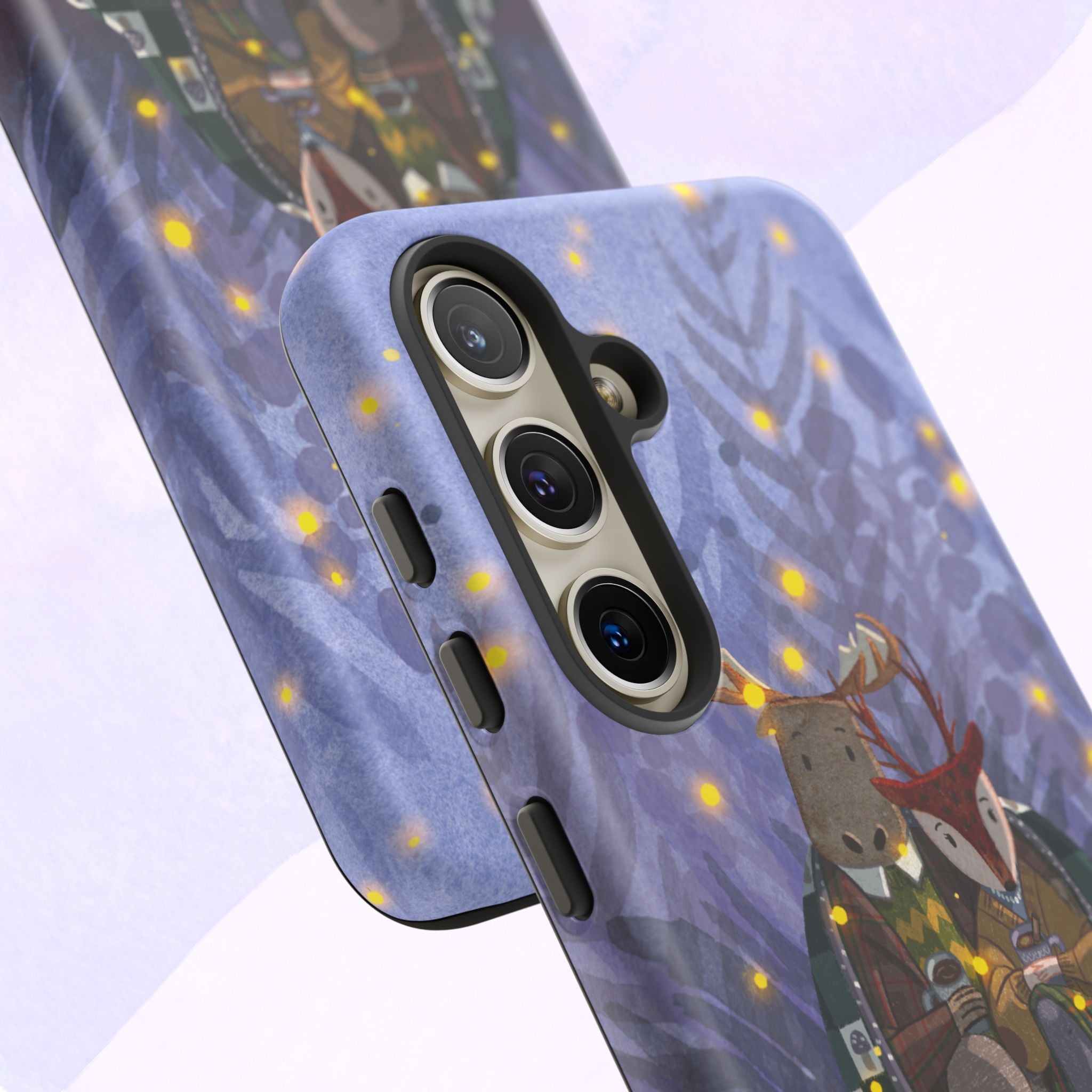 Cozy Couple Phone Case, Cute Animal Lovers Gift, Nature Aesthetic, Perfect for Holidays, Personalized Phone Accessories, Gift for Her