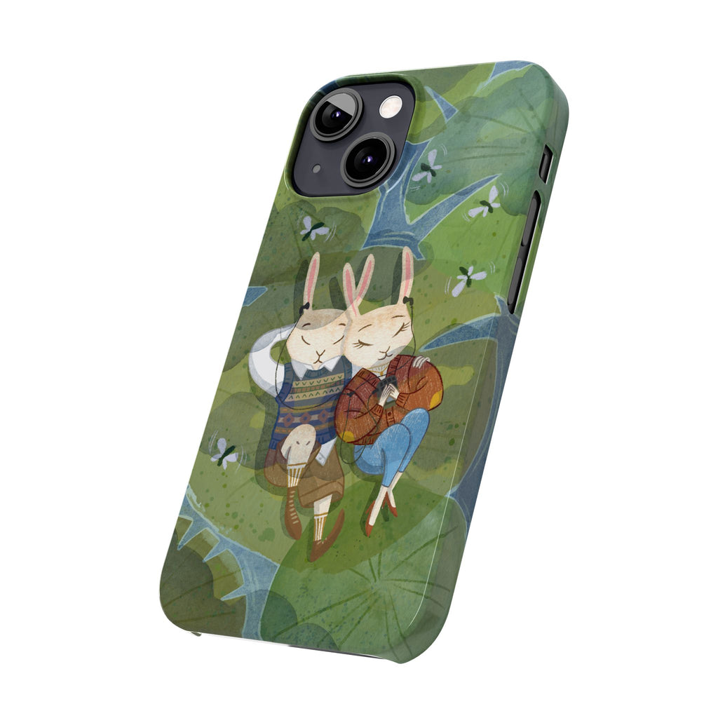 Whimsical Bunny Phone Cases for Animal Lovers and Nature Enthusiasts | Cute, Fun Design, Gifts for Friends, Birthday, Easter, Spring
