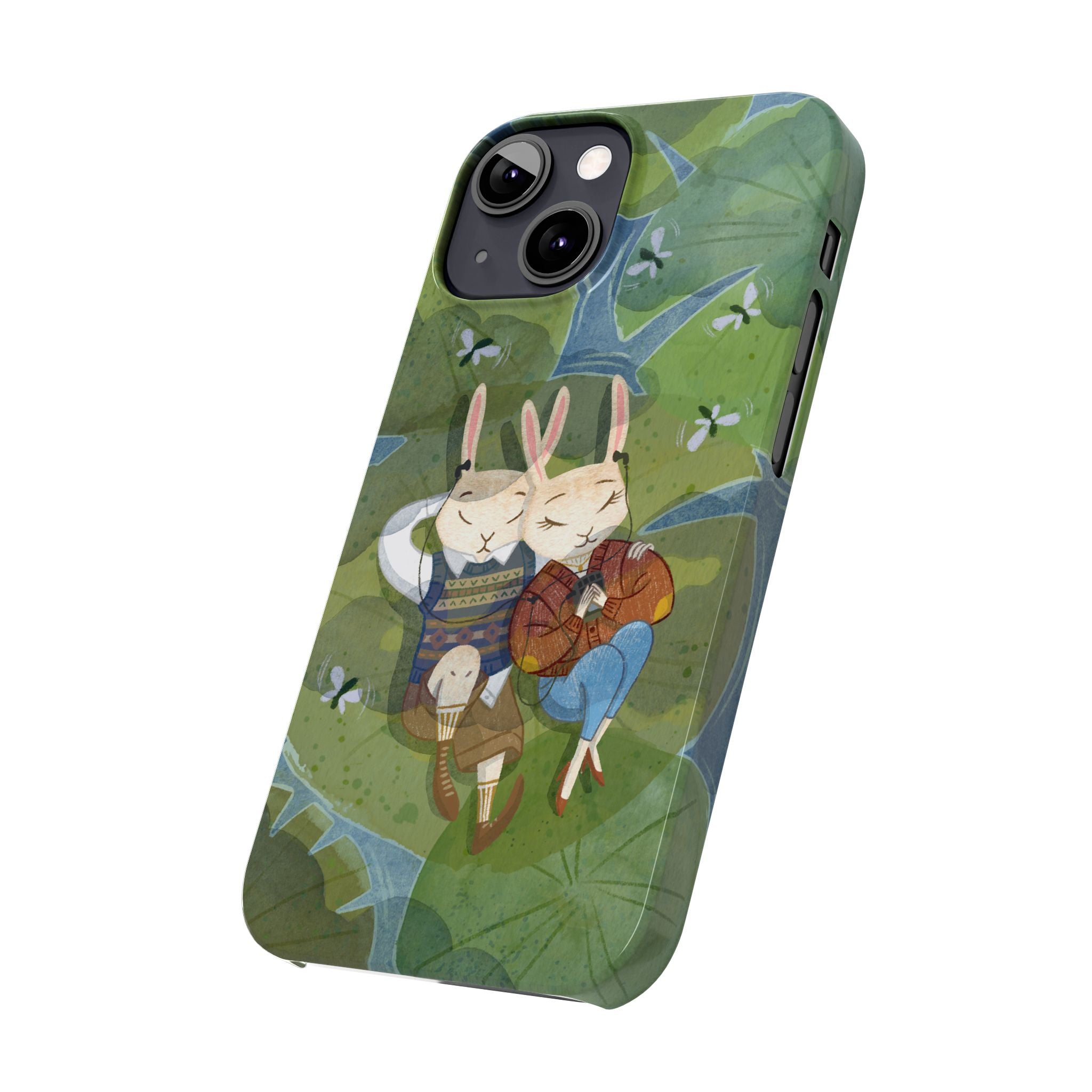 Whimsical Bunny Phone Cases for Animal Lovers and Nature Enthusiasts | Cute, Fun Design, Gifts for Friends, Birthday, Easter, Spring