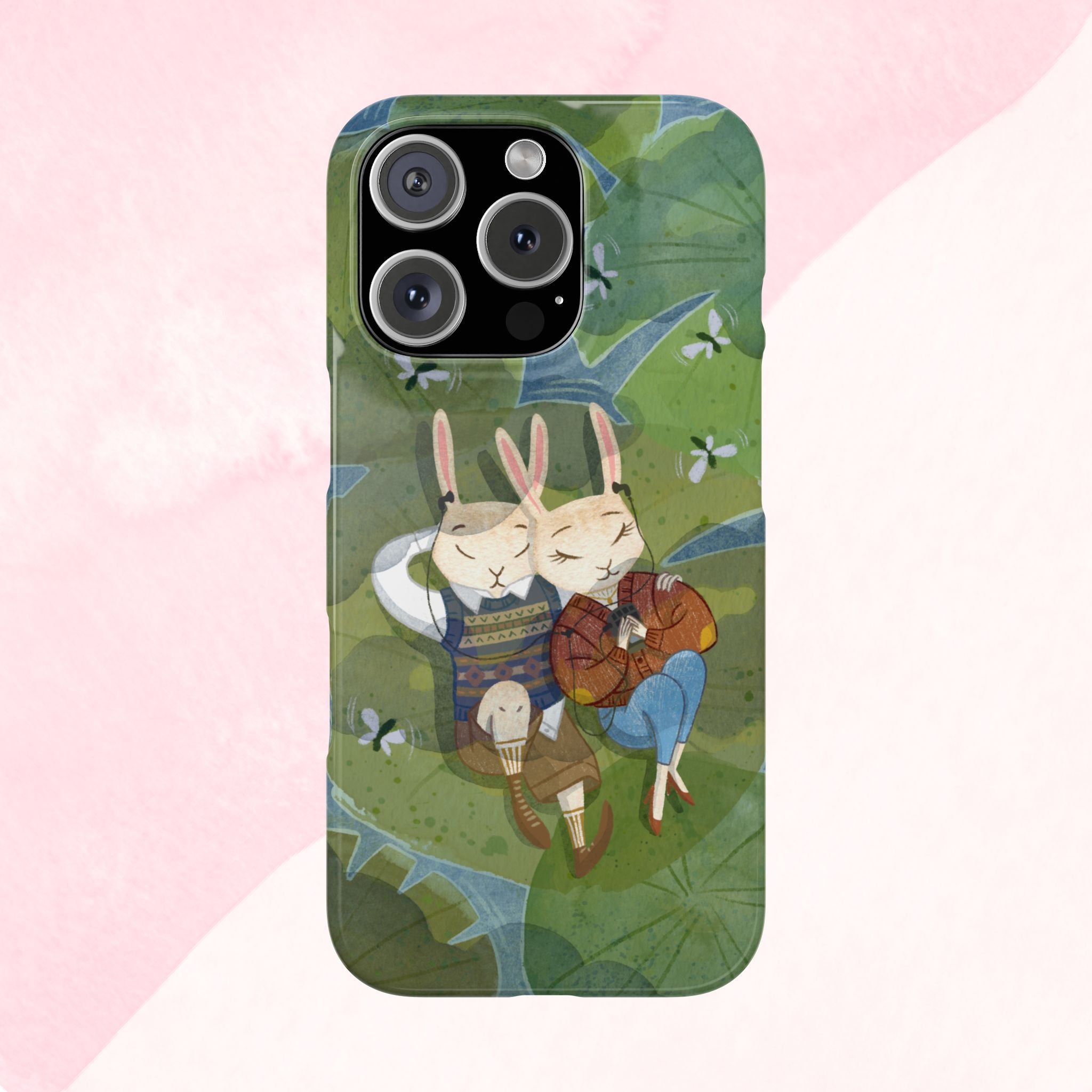 Whimsical Bunny Phone Cases for Animal Lovers and Nature Enthusiasts | Cute, Fun Design, Gifts for Friends, Birthday, Easter, Spring