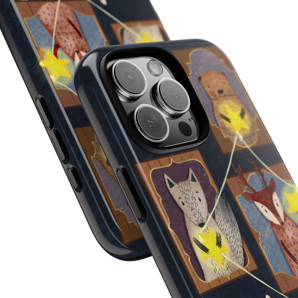 Tough Cases, Animals & Stars Design, Cute iPhone Gift, Nature Lover, Birthday, Animal Lover, iPhone 16 15 14 13 12 11 X XR 8