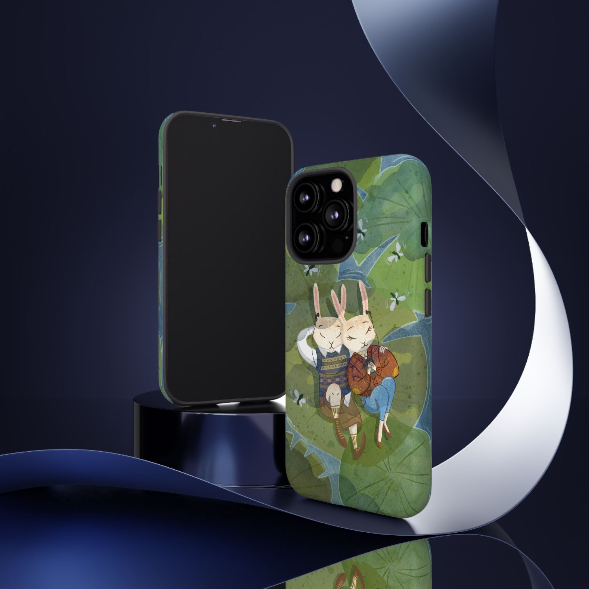 Cute Bunny Phone Case, Rabbit iPhone Cover, Nature Lovers Gift, Animal Lover Accessory, Eco-Friendly Case for Moms