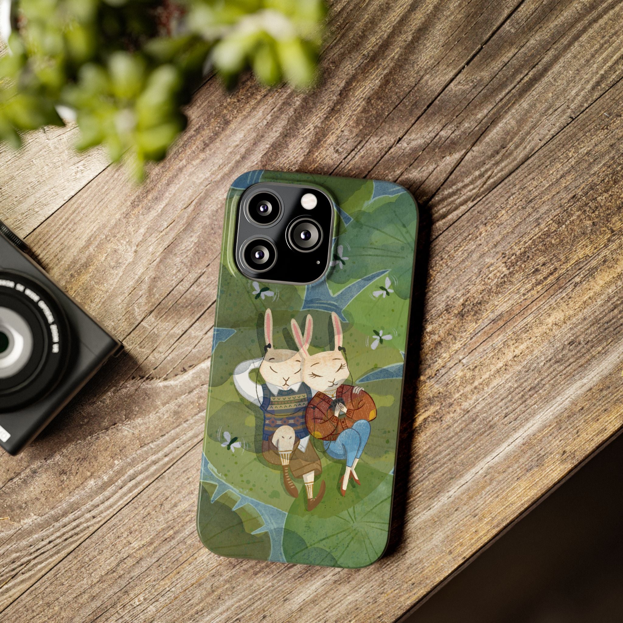 Whimsical Bunny Phone Cases for Animal Lovers and Nature Enthusiasts | Cute, Fun Design, Gifts for Friends, Birthday, Easter, Spring