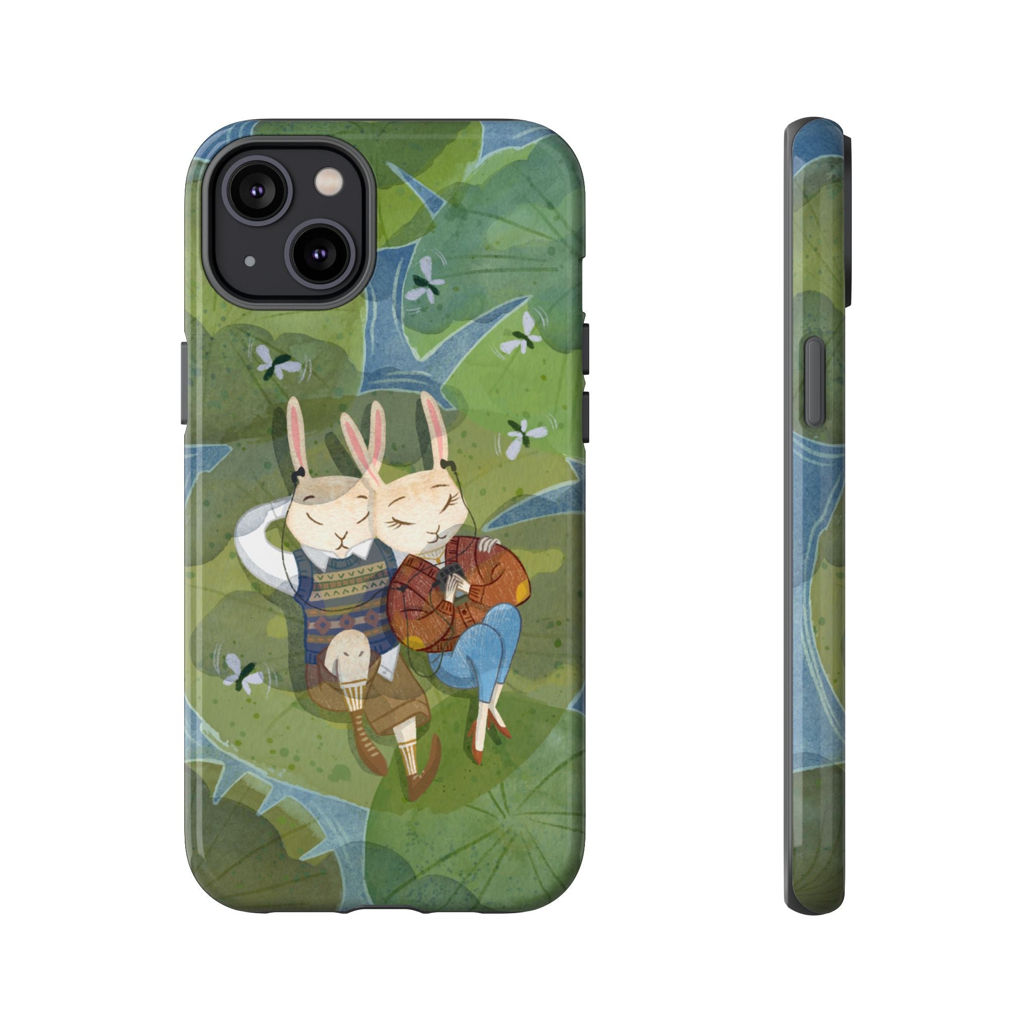 Cute Bunny Phone Case, Rabbit iPhone Cover, Nature Lovers Gift, Animal Lover Accessory, Eco-Friendly Case for Moms