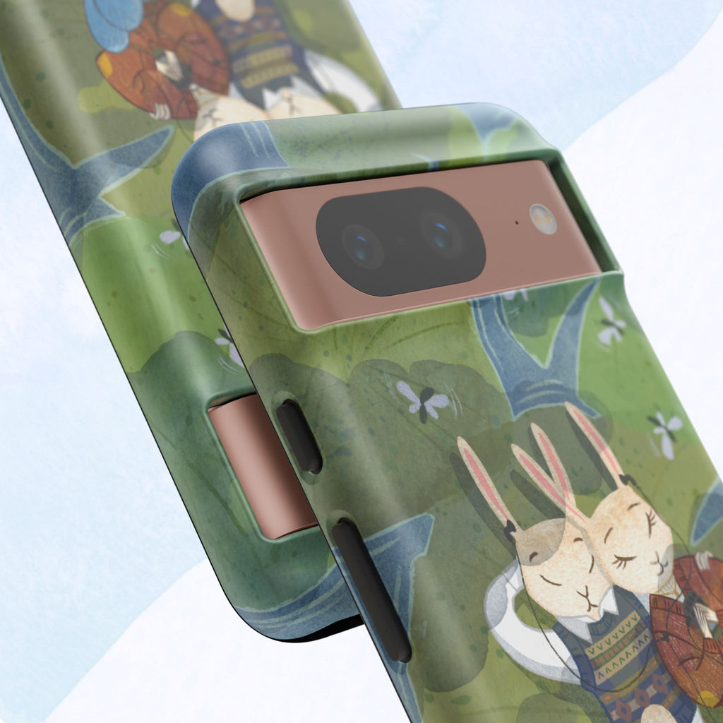 Cute Bunny Phone Case, Rabbit iPhone Cover, Nature Lovers Gift, Animal Lover Accessory, Eco-Friendly Case for Moms