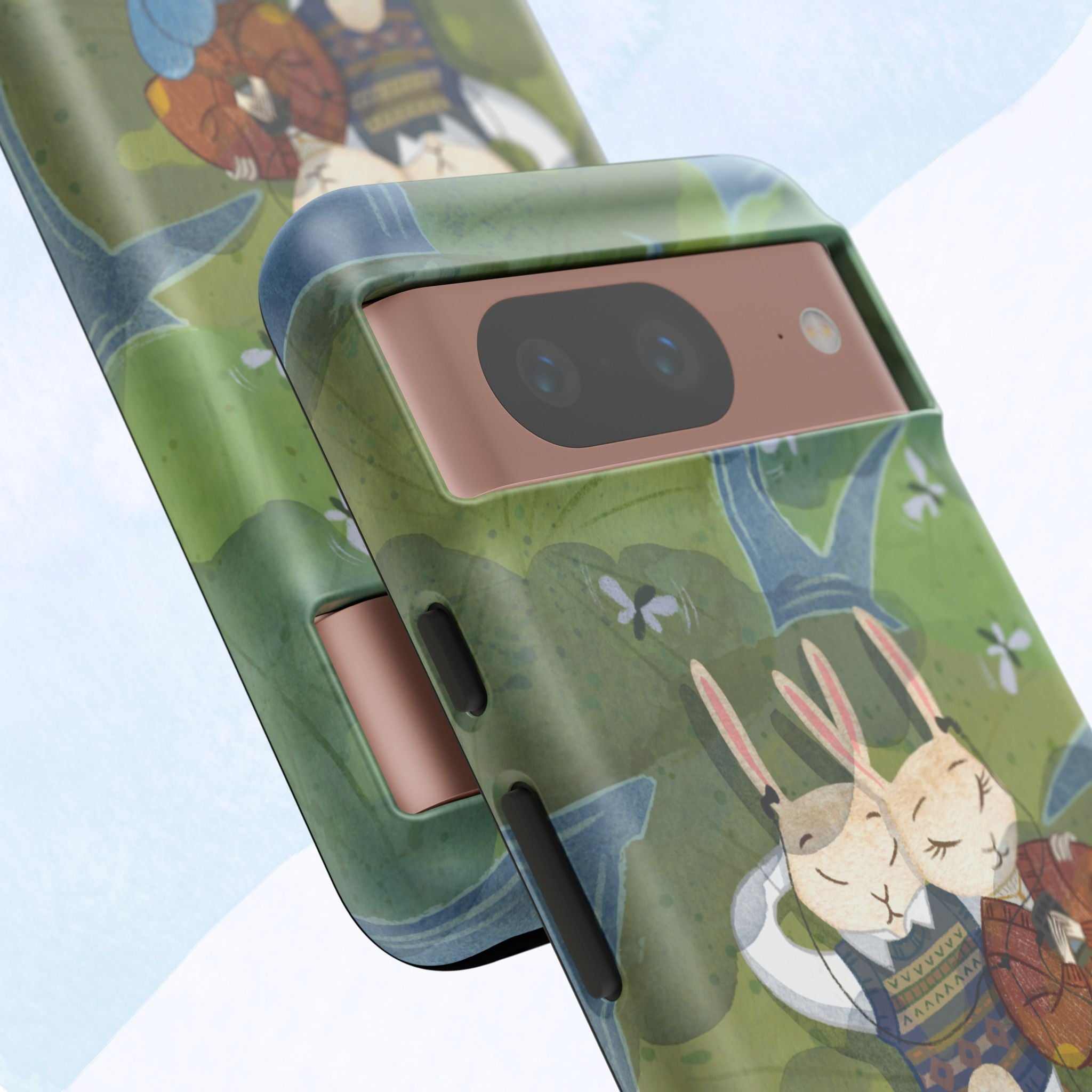 Cute Bunny Phone Case, Rabbit iPhone Cover, Nature Lovers Gift, Animal Lover Accessory, Eco-Friendly Case for Moms