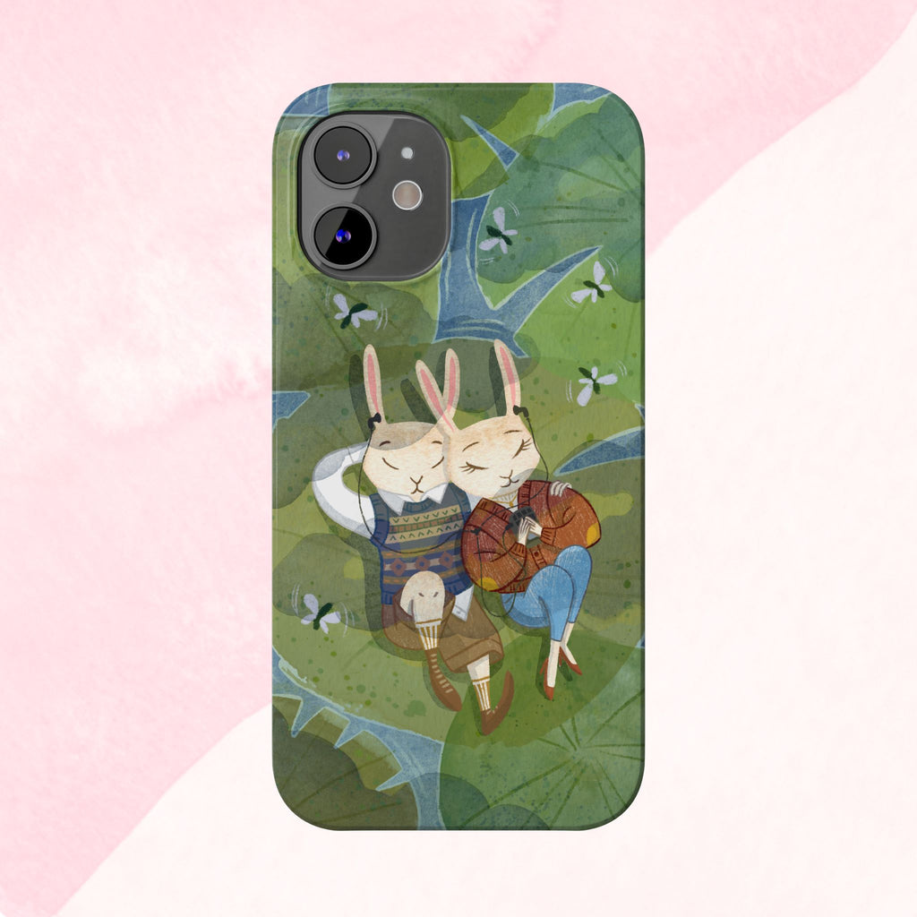 Whimsical Bunny Phone Cases for Animal Lovers and Nature Enthusiasts | Cute, Fun Design, Gifts for Friends, Birthday, Easter, Spring