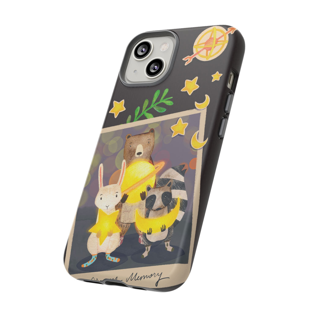 Animal iPhone Case - Tough Cases for Kids, Teens, Cute Fun Design, Holiday Accessories, iPhone 16 15 14 13 12 11 10 XR X 8, Gift Idea,