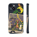 Woodland Astronomy Class Phone Case - Whimsical Forest Animals Learning Constellations - Cute iPhone 13/Samsung Case