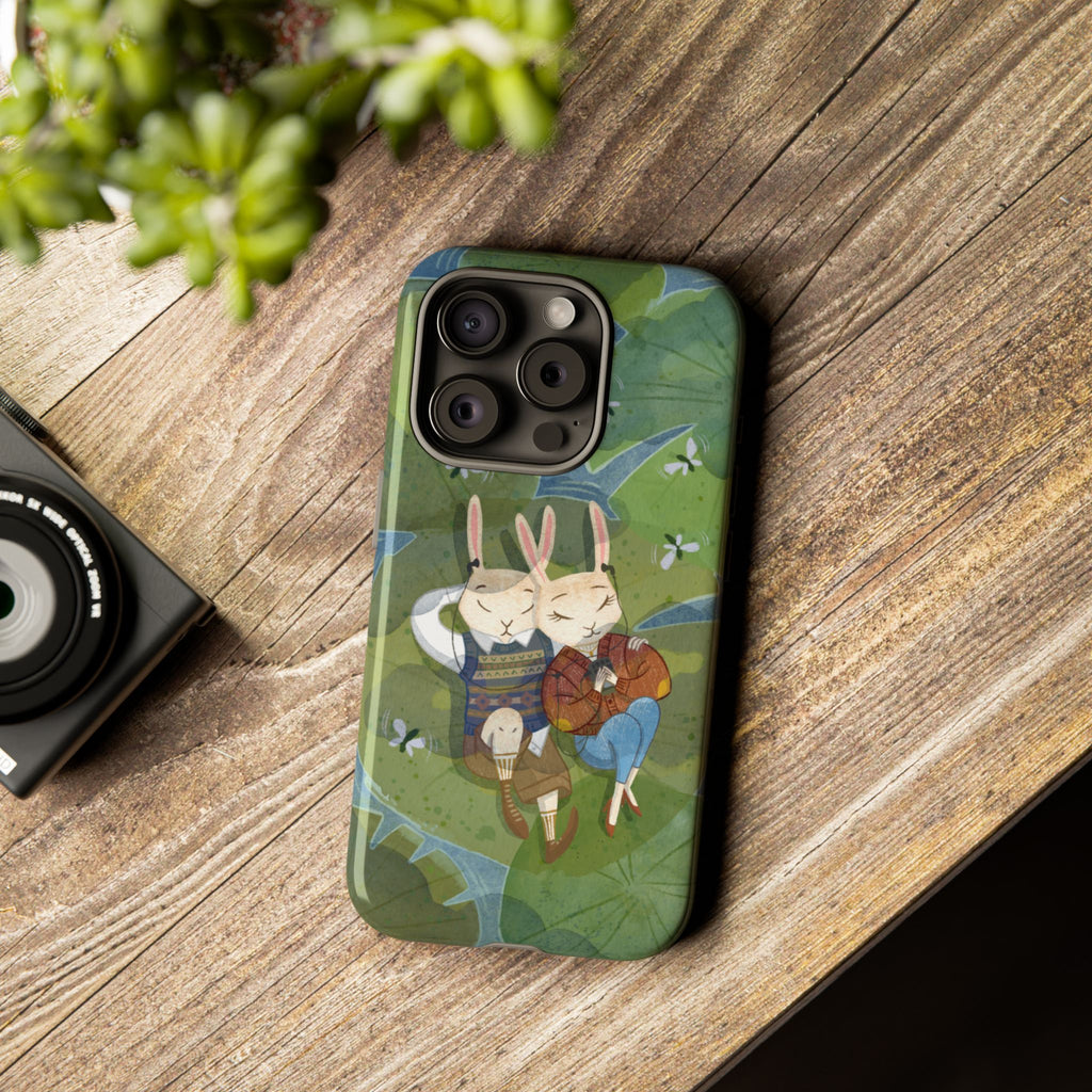 Cute Bunny Phone Case, Rabbit iPhone Cover, Nature Lovers Gift, Animal Lover Accessory, Eco-Friendly Case for Moms