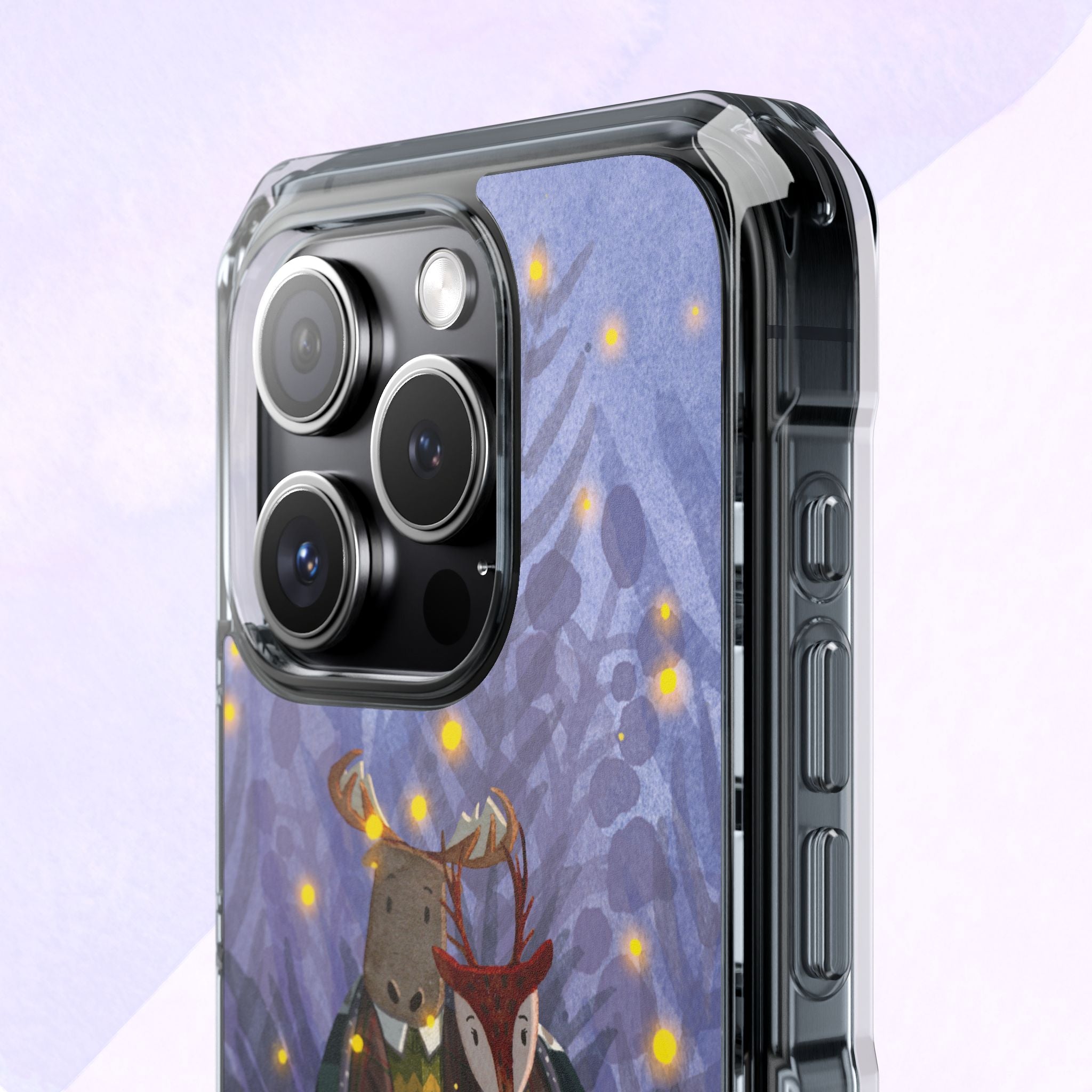 Cozy Animal Friends Phone Case - Magnetic Clear Impact Cases for Outdoorsy Animal Lovers, Perfect for Christmas, Gift Idea, Nature Vibes
