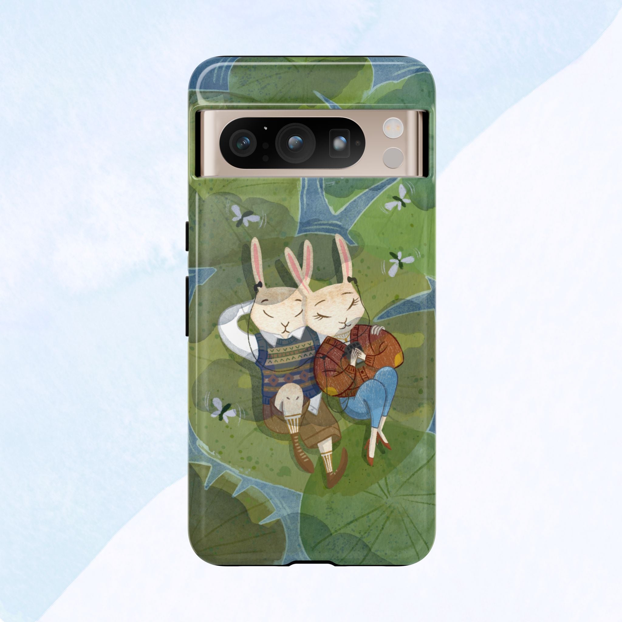 Cute Bunny Phone Case, Rabbit iPhone Cover, Nature Lovers Gift, Animal Lover Accessory, Eco-Friendly Case for Moms