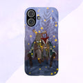 Whimsical Animal Lovers Snap Cases - Cozy Phone Protection, Gift for Nature Lovers, Holiday Decor, Cute Character Design, Animal Couple