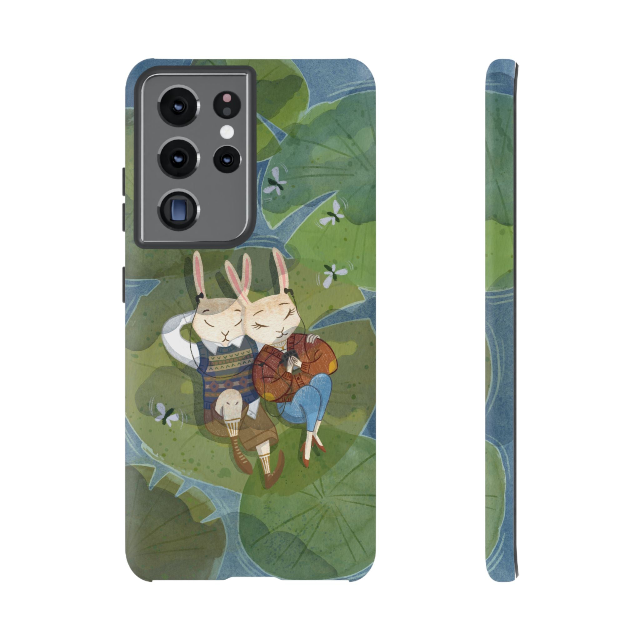 Cute Bunny Phone Case, Rabbit iPhone Cover, Nature Lovers Gift, Animal Lover Accessory, Eco-Friendly Case for Moms