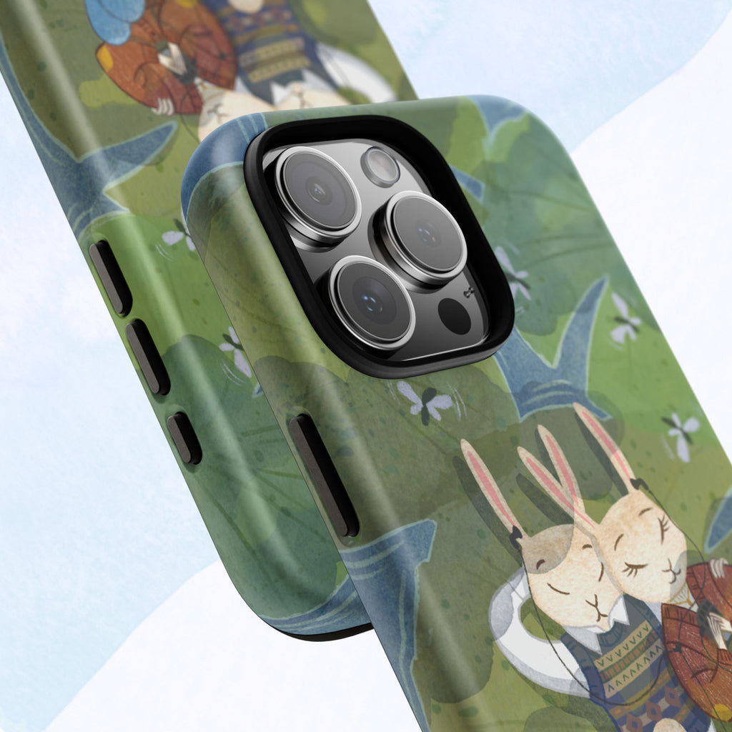 Cute Bunny Phone Case, Rabbit iPhone Cover, Nature Lovers Gift, Animal Lover Accessory, Eco-Friendly Case for Moms