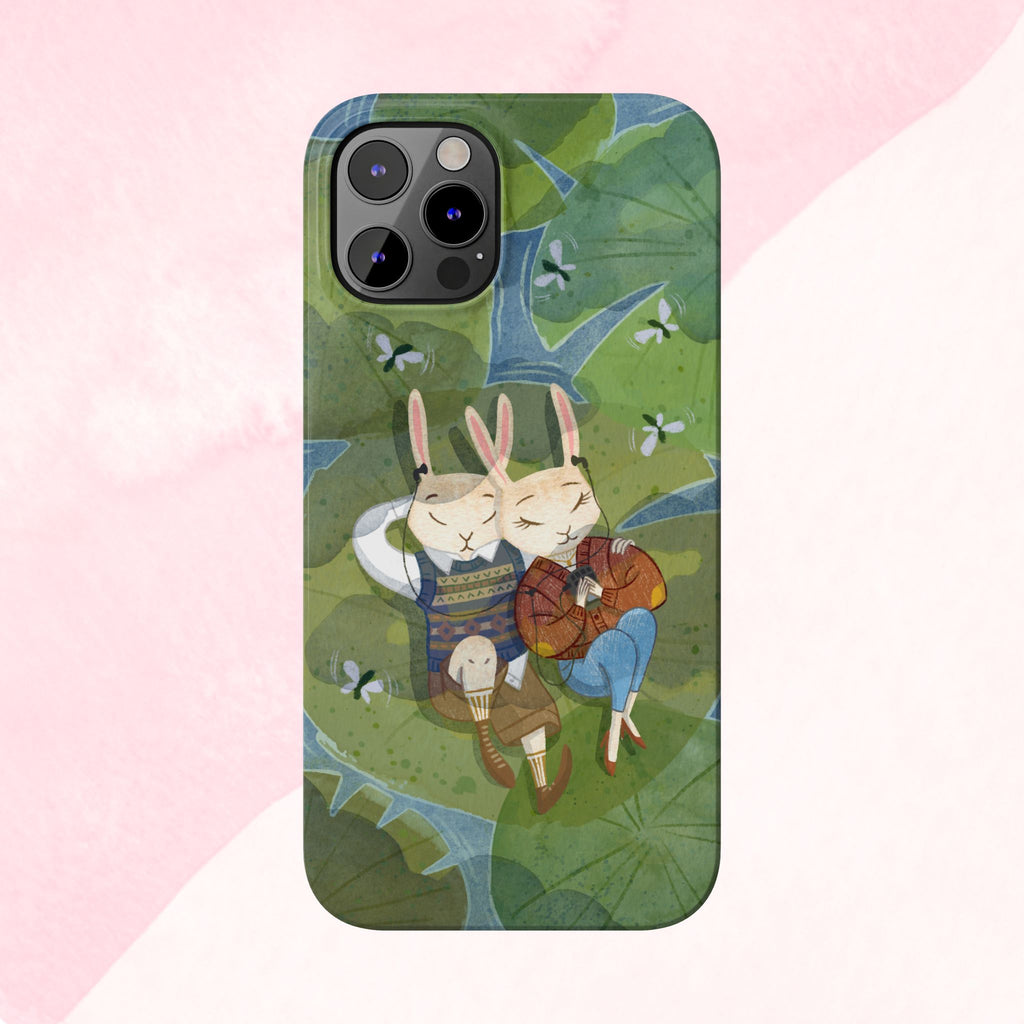 Whimsical Bunny Phone Cases for Animal Lovers and Nature Enthusiasts | Cute, Fun Design, Gifts for Friends, Birthday, Easter, Spring