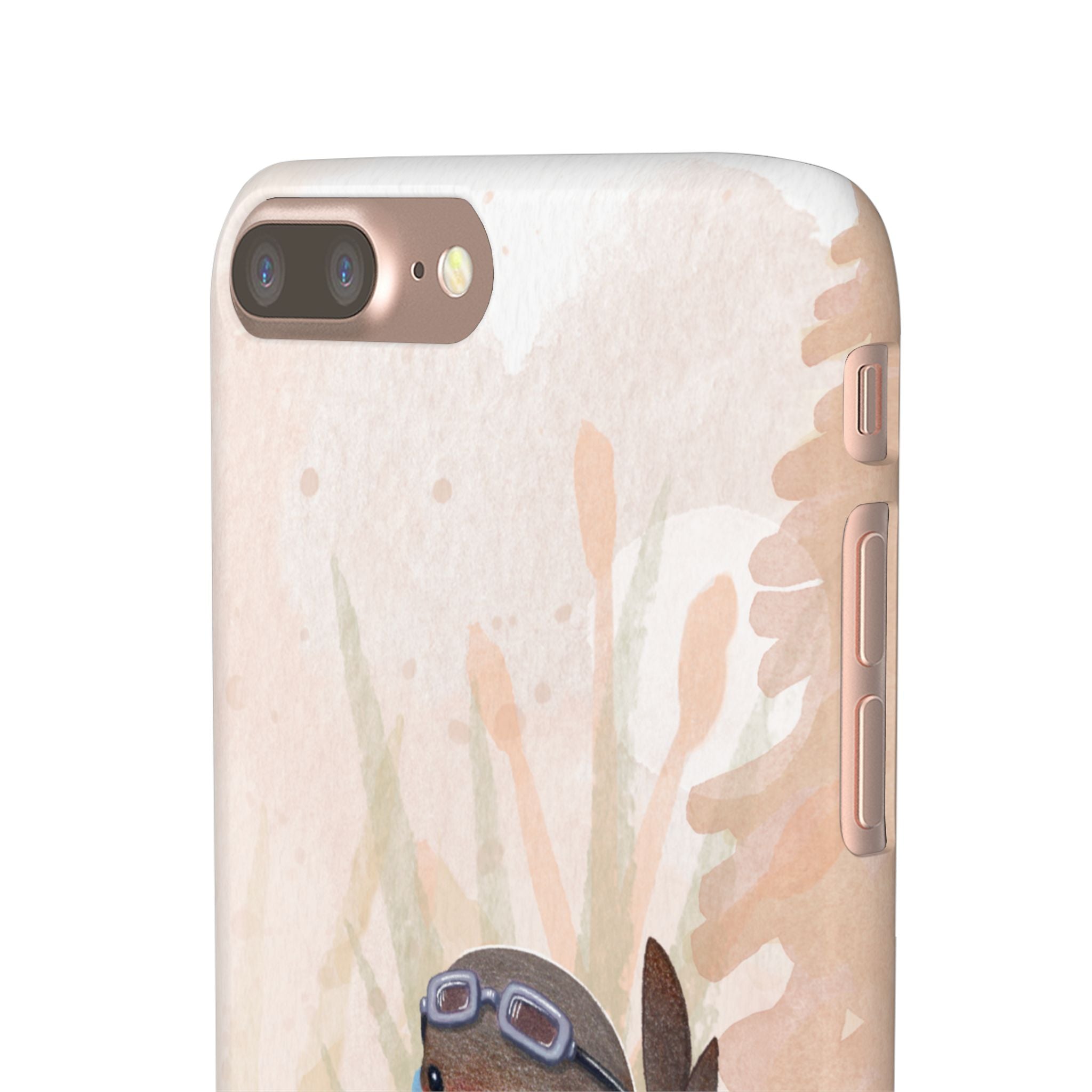 Whimsical Animal Snap Cases, Cute Phone Case, Handmade Bird and Bunny Design, Gift for Animal Lovers, Unique Smartphone Cover