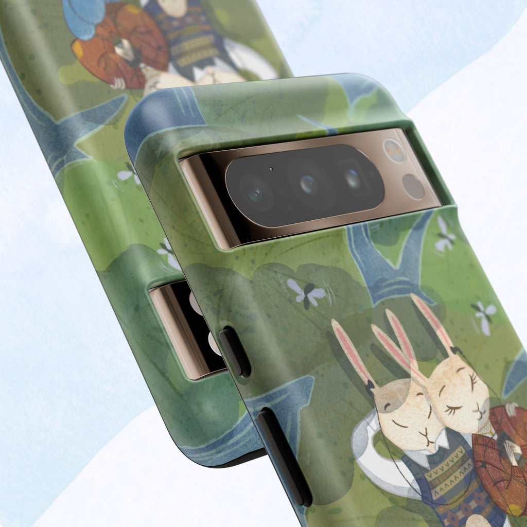 Cute Bunny Phone Case, Rabbit iPhone Cover, Nature Lovers Gift, Animal Lover Accessory, Eco-Friendly Case for Moms