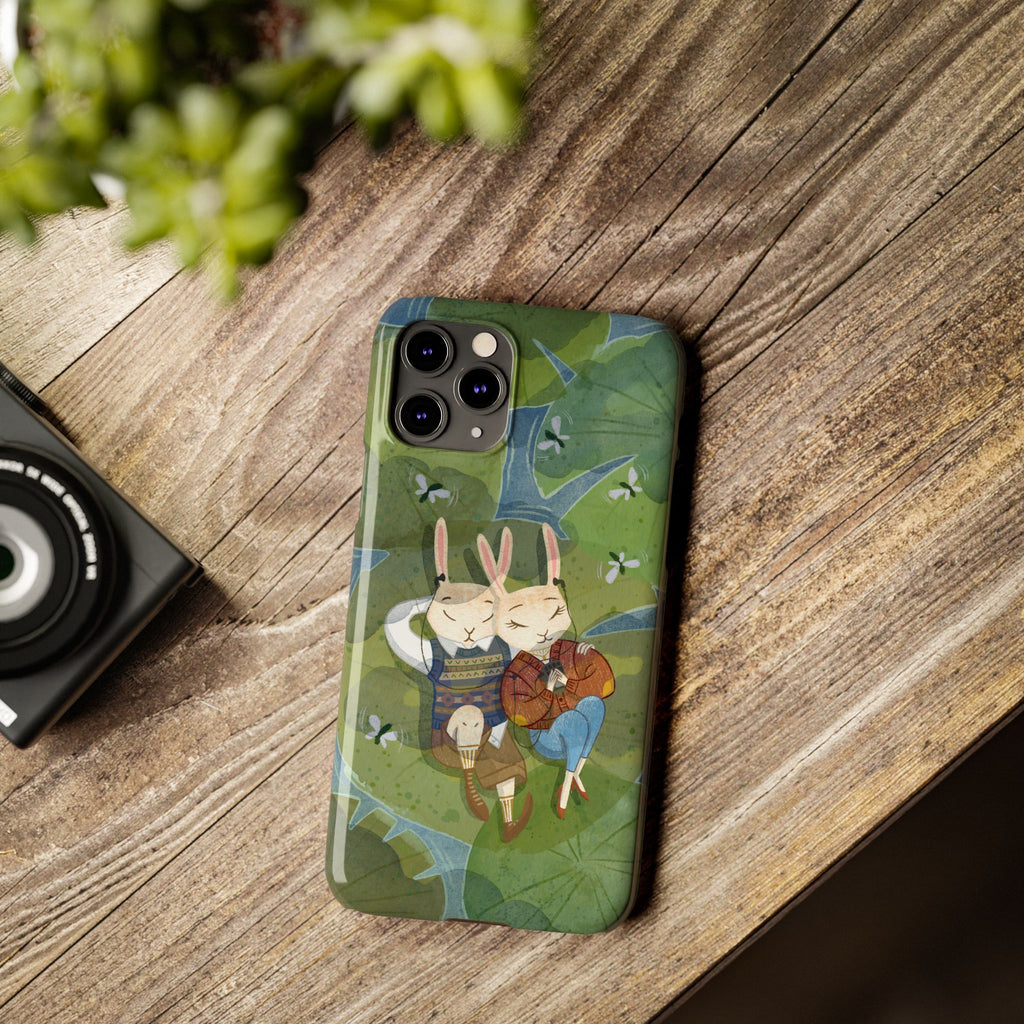 Whimsical Bunny Phone Cases for Animal Lovers and Nature Enthusiasts | Cute, Fun Design, Gifts for Friends, Birthday, Easter, Spring