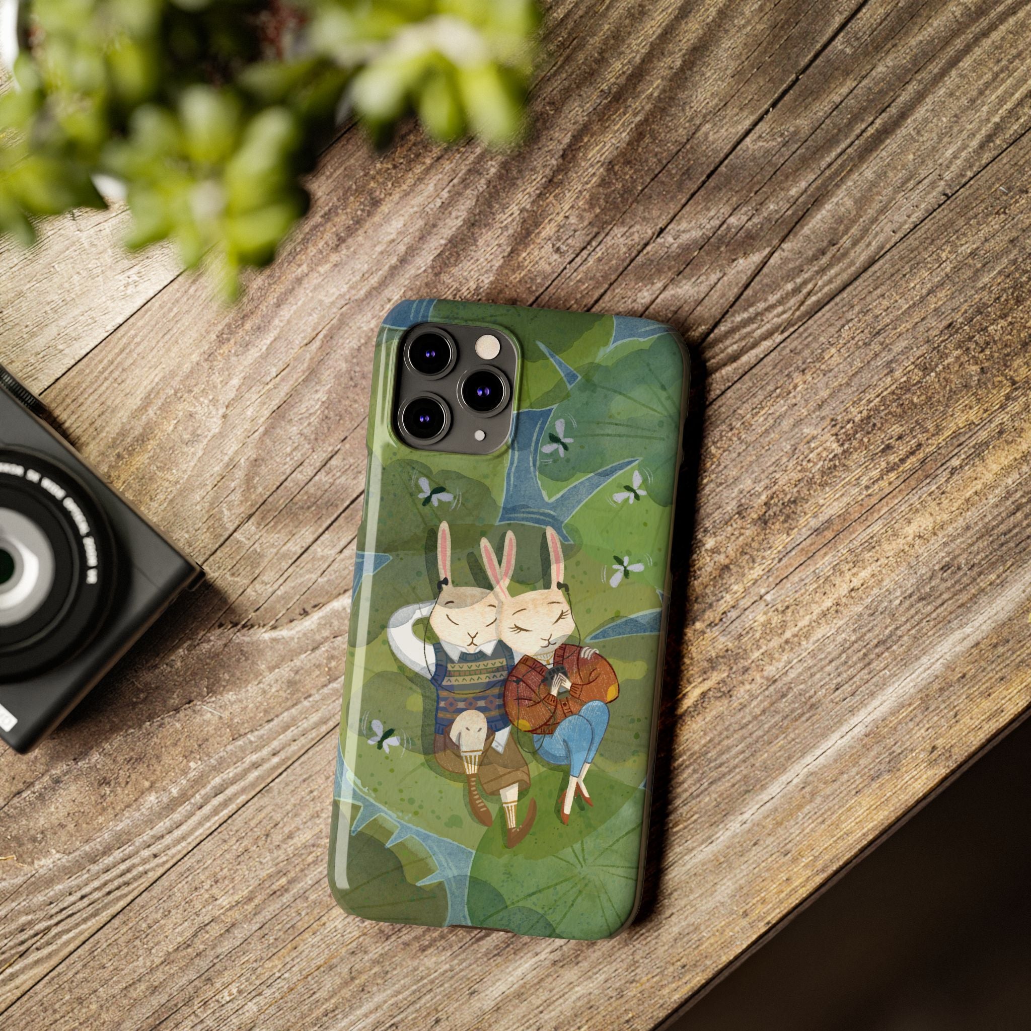 Whimsical Bunny Phone Cases for Animal Lovers and Nature Enthusiasts | Cute, Fun Design, Gifts for Friends, Birthday, Easter, Spring