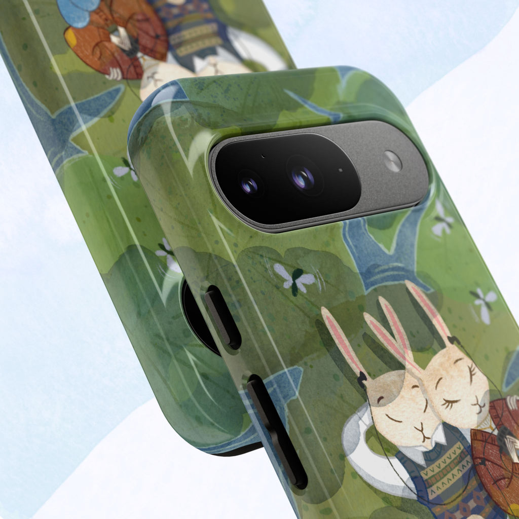 Cute Bunny Phone Case, Rabbit iPhone Cover, Nature Lovers Gift, Animal Lover Accessory, Eco-Friendly Case for Moms