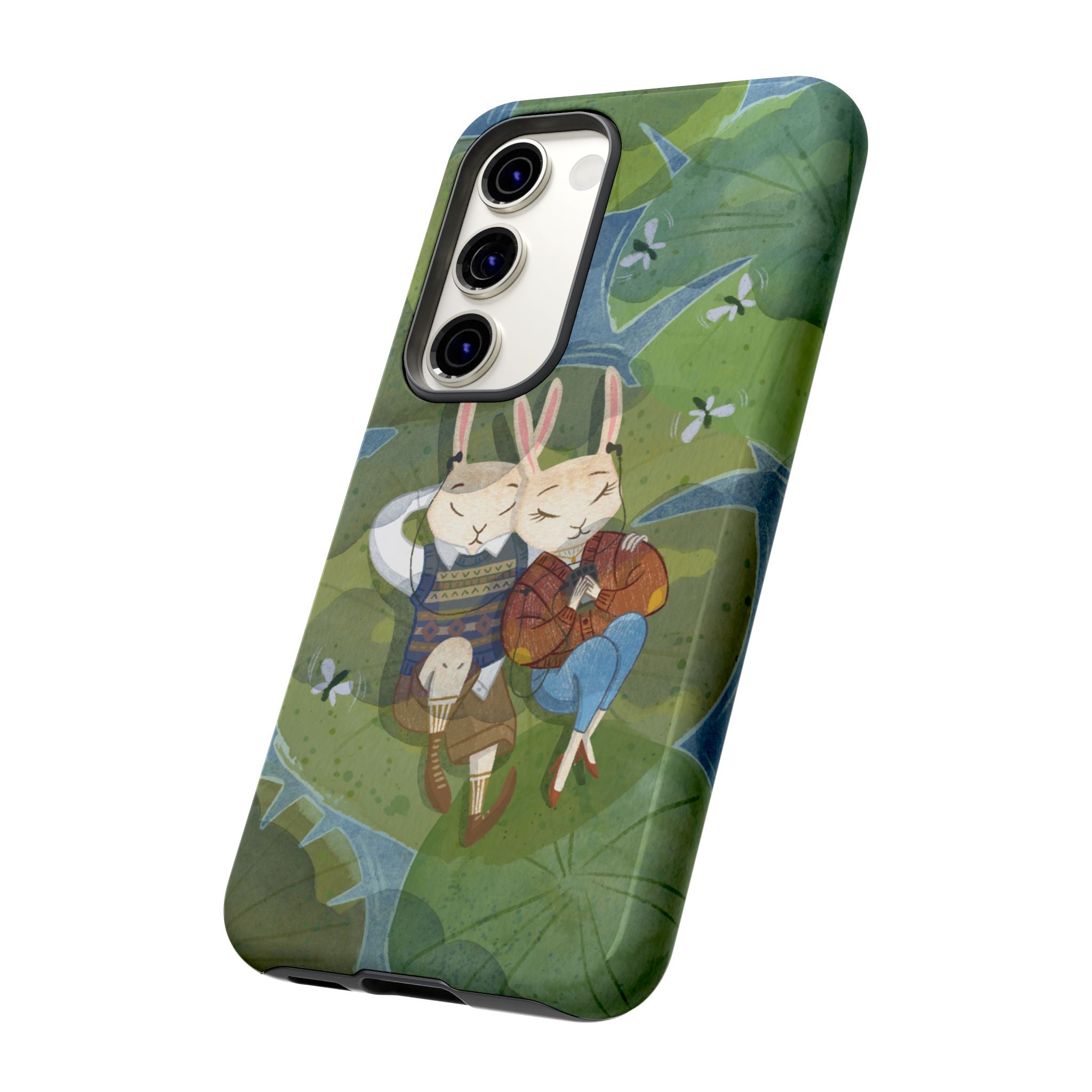 Cute Bunny Phone Case, Rabbit iPhone Cover, Nature Lovers Gift, Animal Lover Accessory, Eco-Friendly Case for Moms